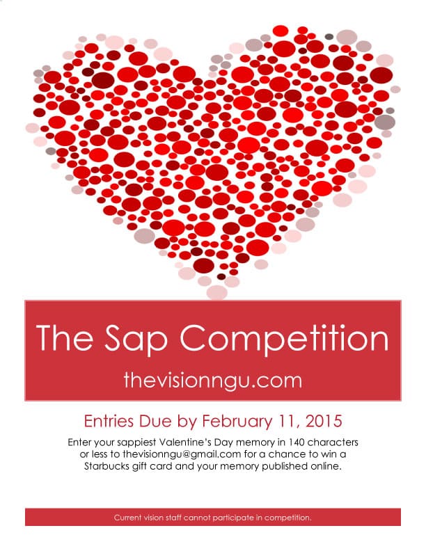 Got a sappy Valentine’s Day story?  Enter our contest and win a Starbucks gift card
