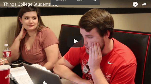 Vision 48 Video: Things College Students Say
