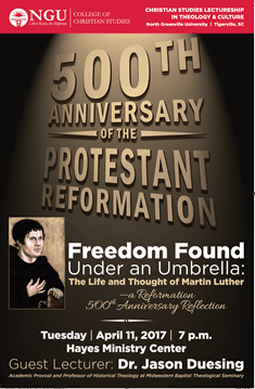 NGU celebrates 500th anniversary of the protestant Reformation