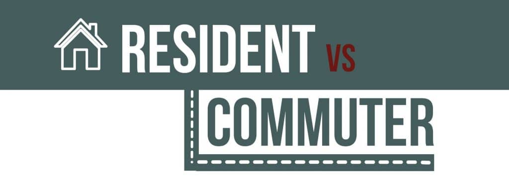 Resident vs. Commuter