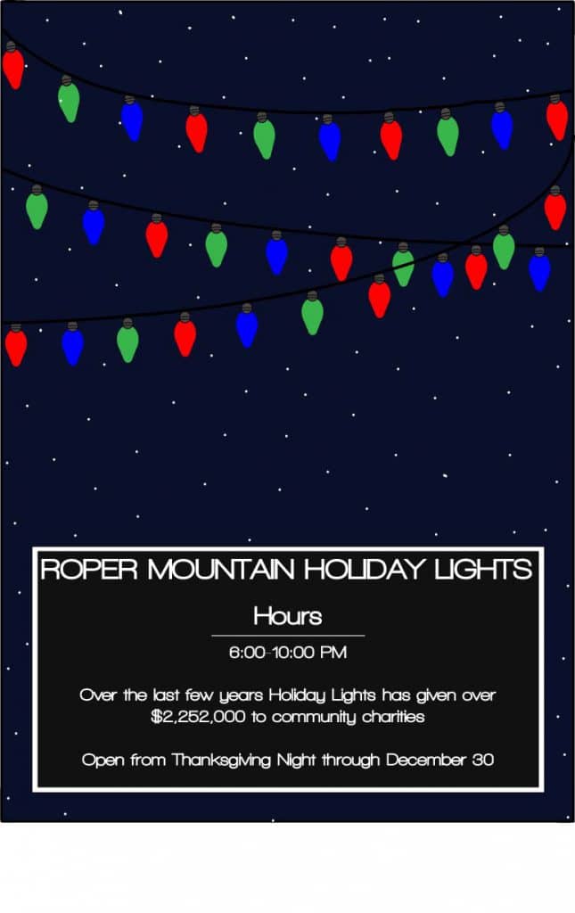 Annual Roper Mountain holiday lights