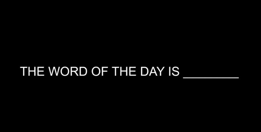 VIDEO: Word of the Day