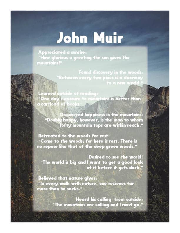 Celebrate the wilderness with John Muir