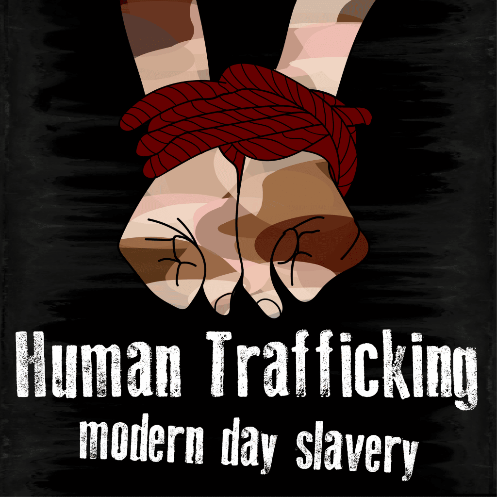Human Trafficking Awareness Graphic