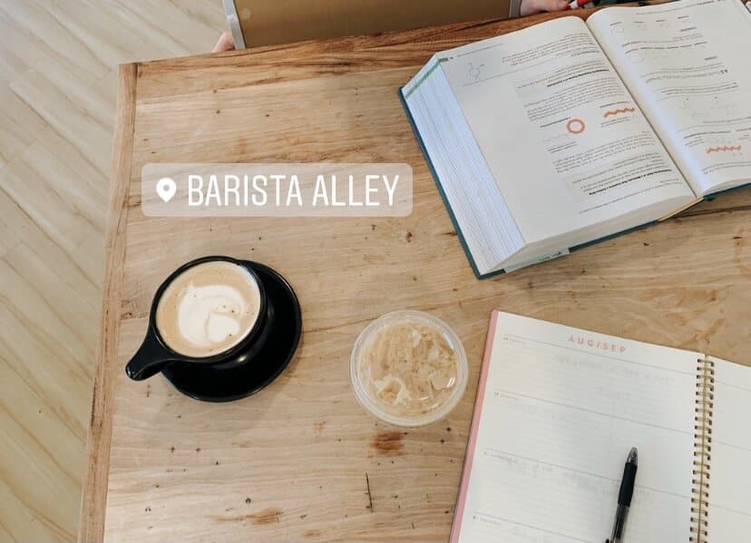 Located downtown Greer, Barista Alley is a favorite study spots for students of multiple universities, including those at North Greenville University. Here, I typically order an agave latte.