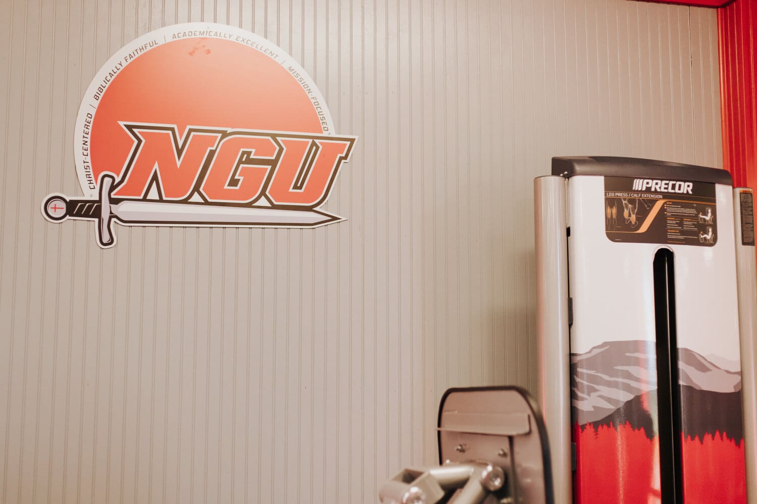 Not only did Younts receive new free weights, but it also received new machines and signs.