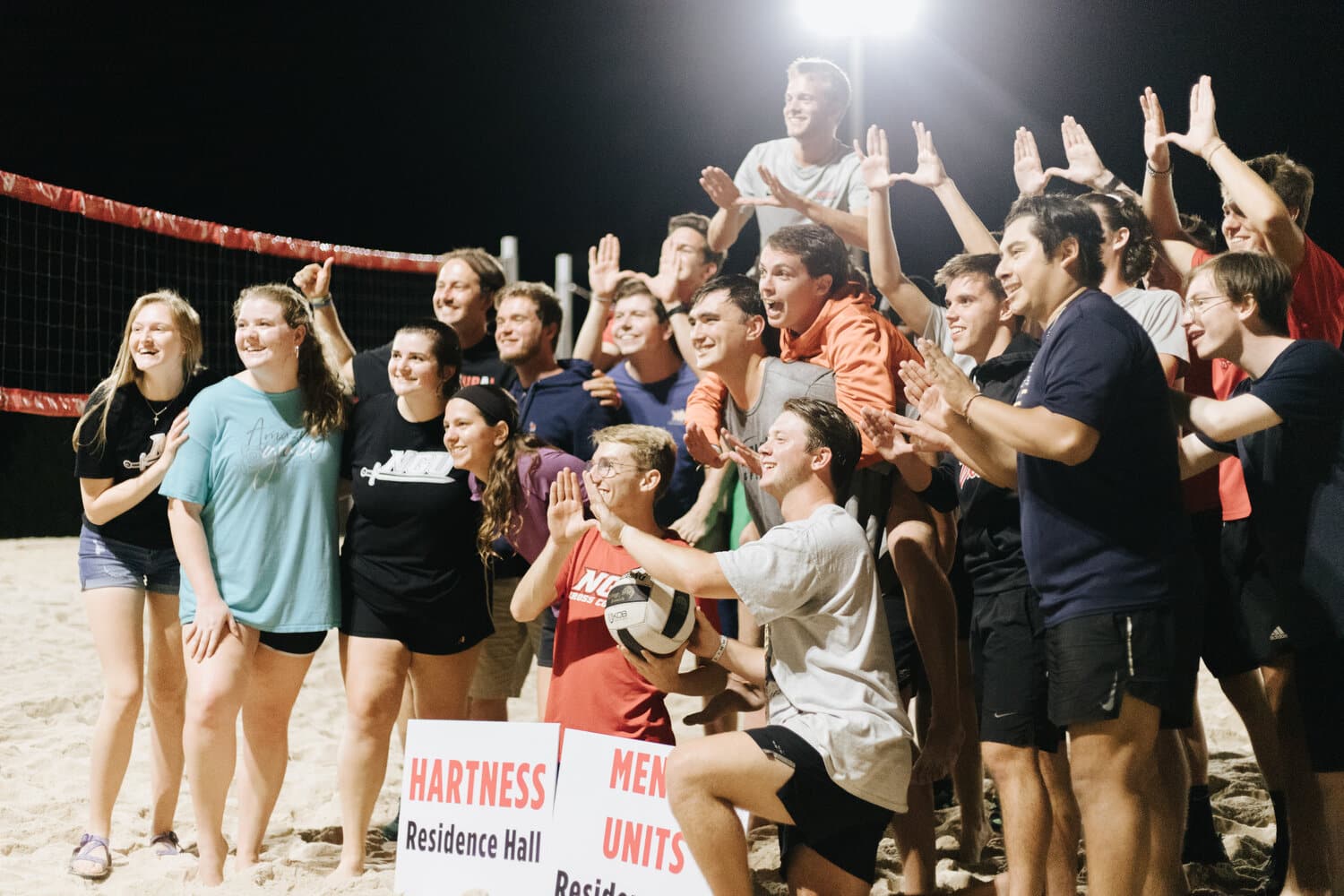 This year, Hartness and the Men’s Units won the volleyball tournament.