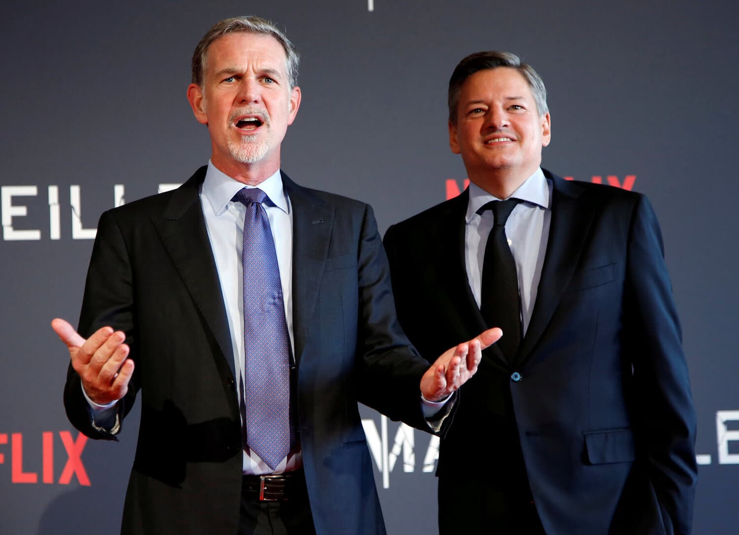 Netflix Founders Reed Hastings (left) and Marc Randolph (right).
