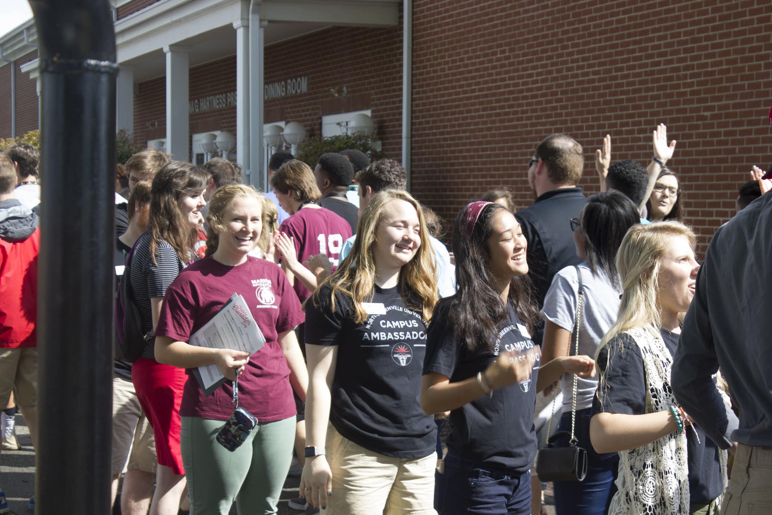 Faculty and fellow NGU students show their support with a cordial welcoming of the incoming 2021 freshmen class during Future Crusader Day, which was hosted this past Saturday, April 22.