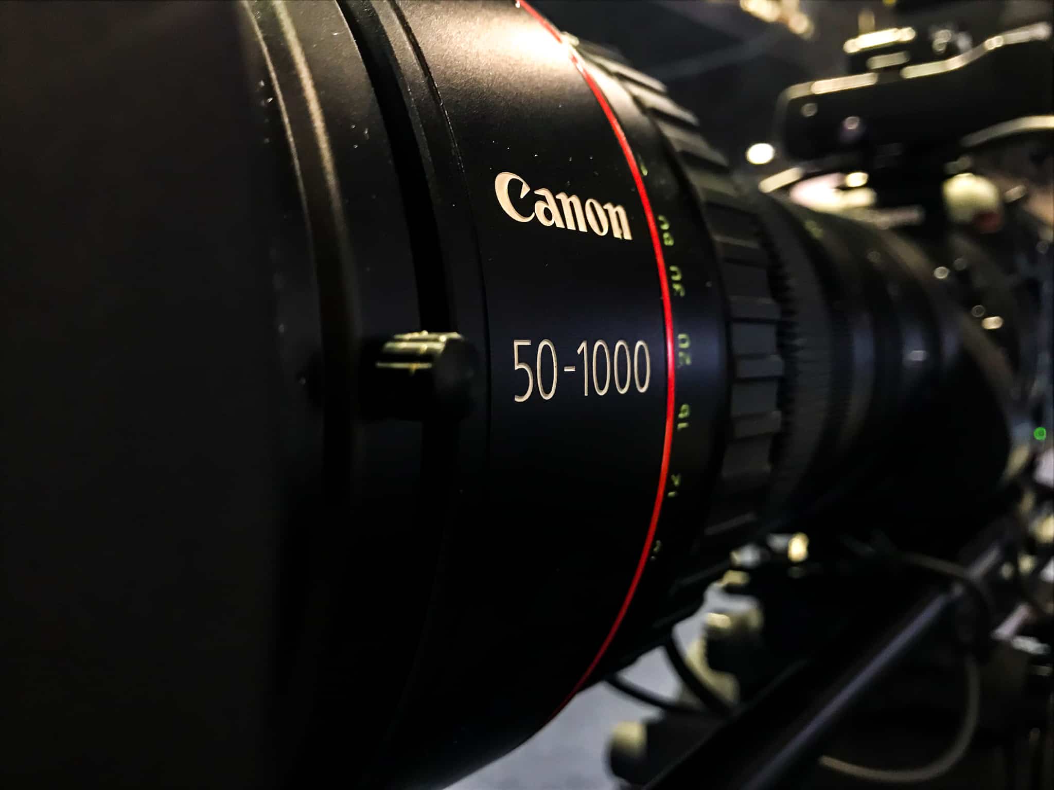 Canon was at the conference showing off some of their newest cameras.