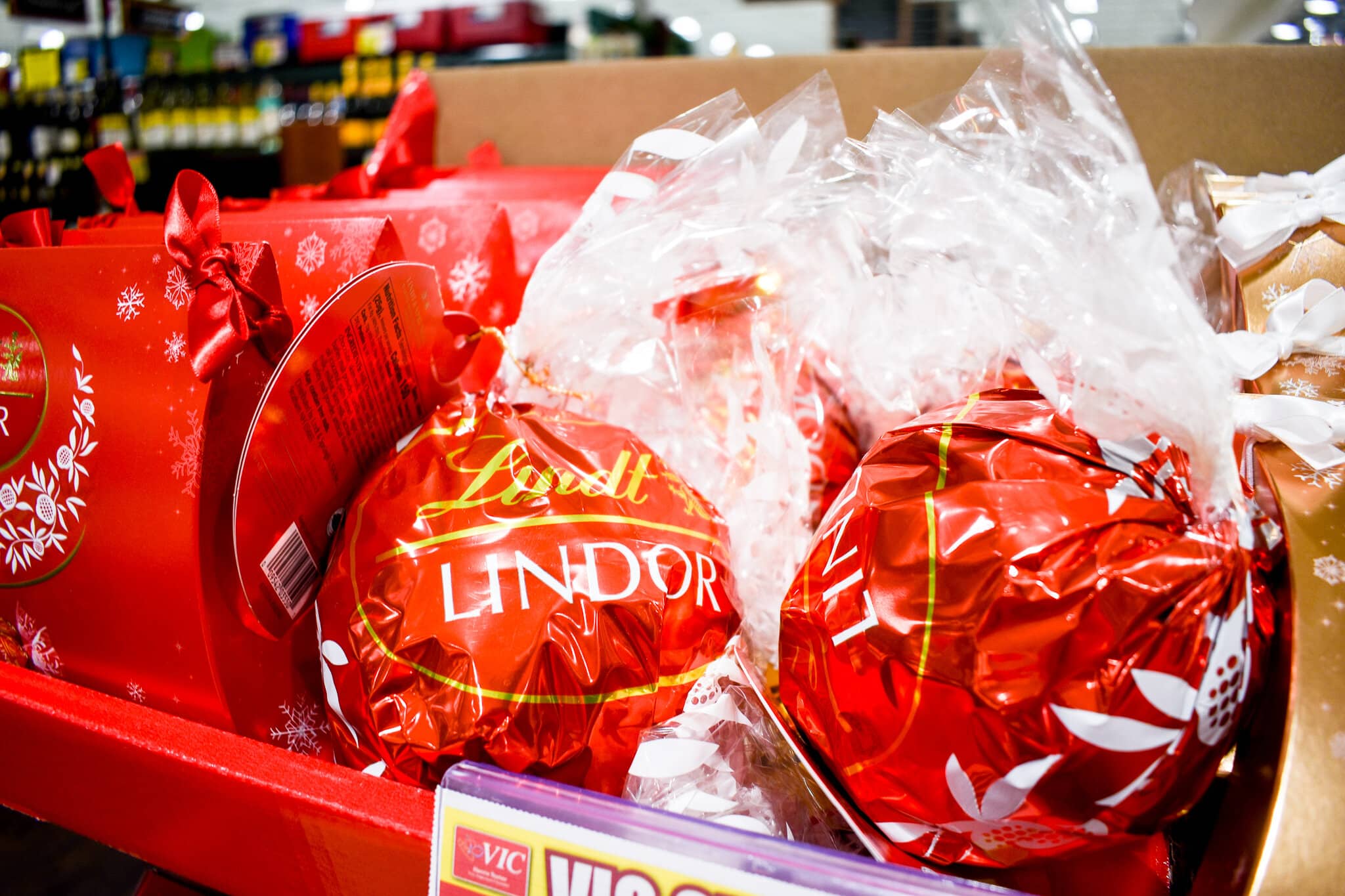 Get your chocolate-loving family member a huge Lindt chocolate ball and they will love you forever.
