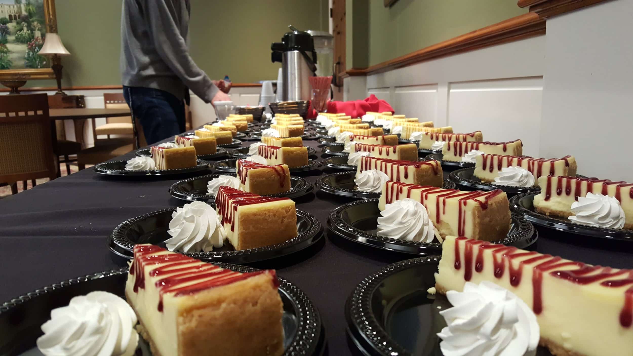This semester, coffee and desserts were offered for students who attended the event.&nbsp;
