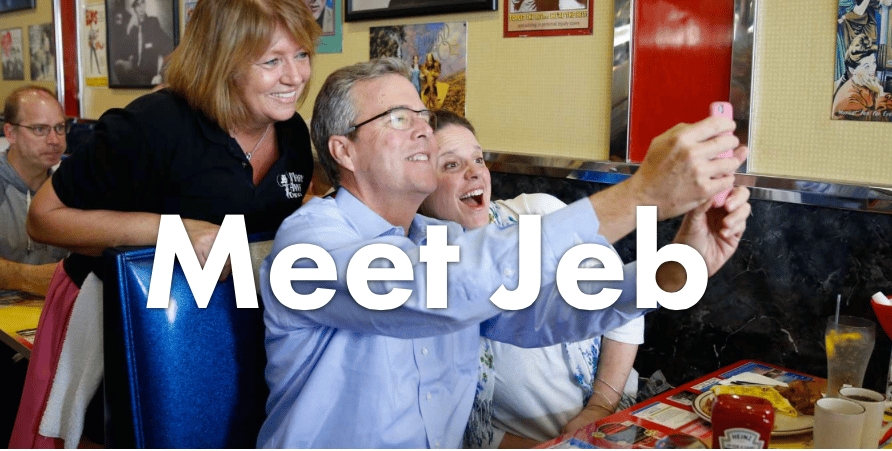 Image from Jeb Bush's official campaign website,&nbsp;jeb2016.com.