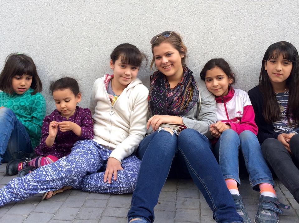 Rachael Cooper enjoys the chance to be able to get to know and connect with the children in Spain during her mission trip. &nbsp;Photo provided by&nbsp;Rachael Cooper