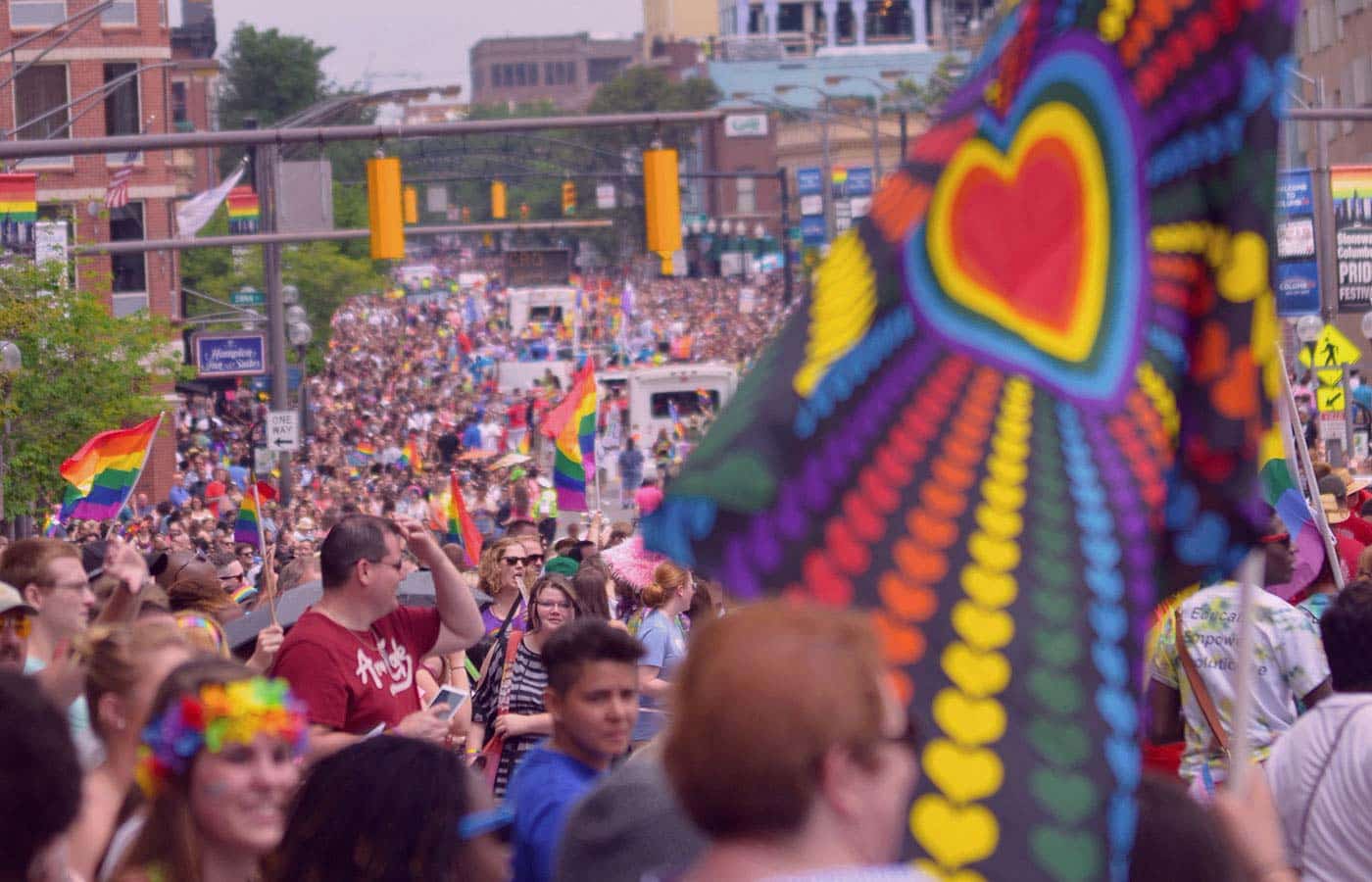 Homosexual activists push for the nationwide approval of the gay lifestyle and the prohibiting of businesses refusing their services based on sexual orientation. Photo from columbuspride.org&nbsp;