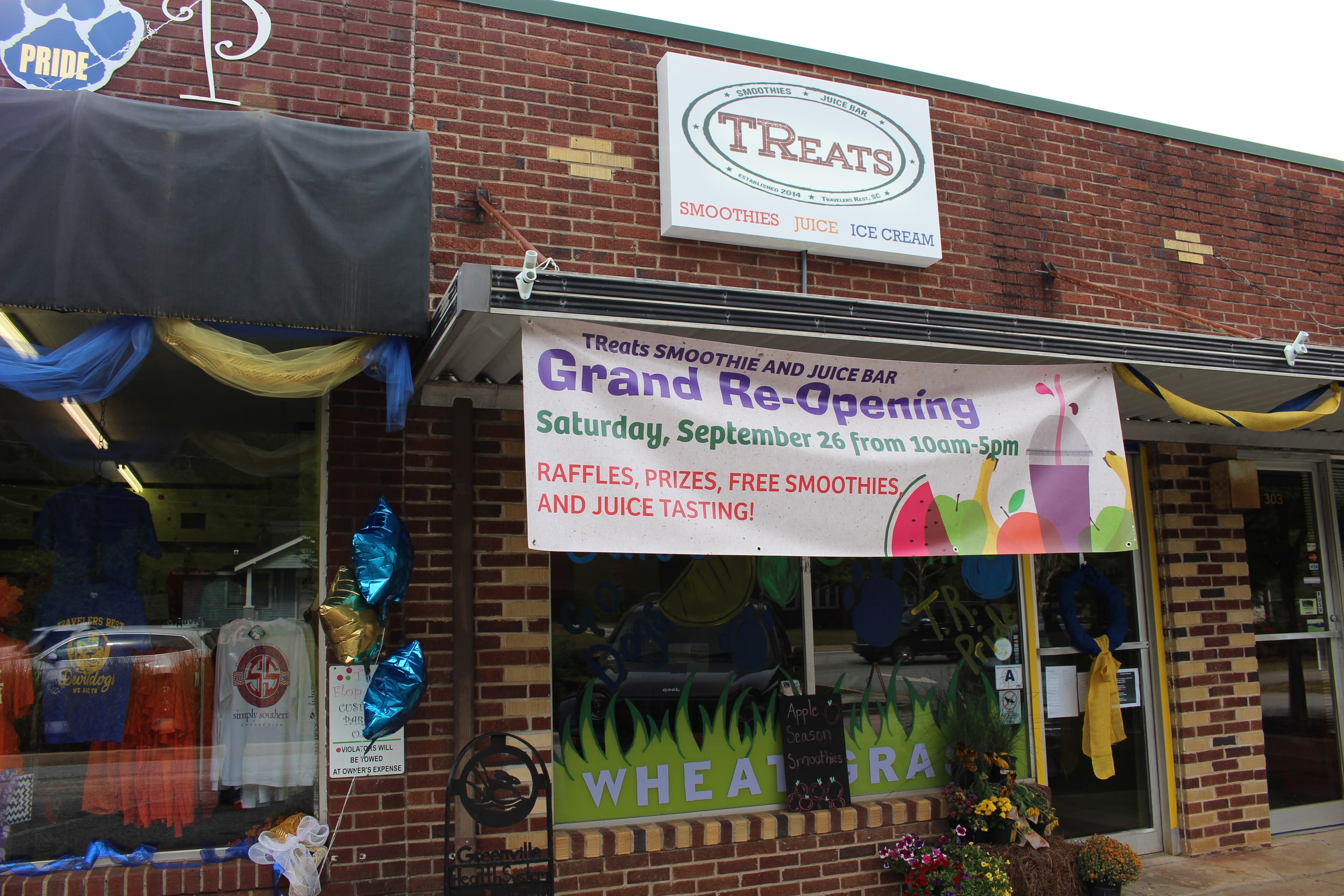 TReats is located at 305 S. Main St. in Travelers Rest.