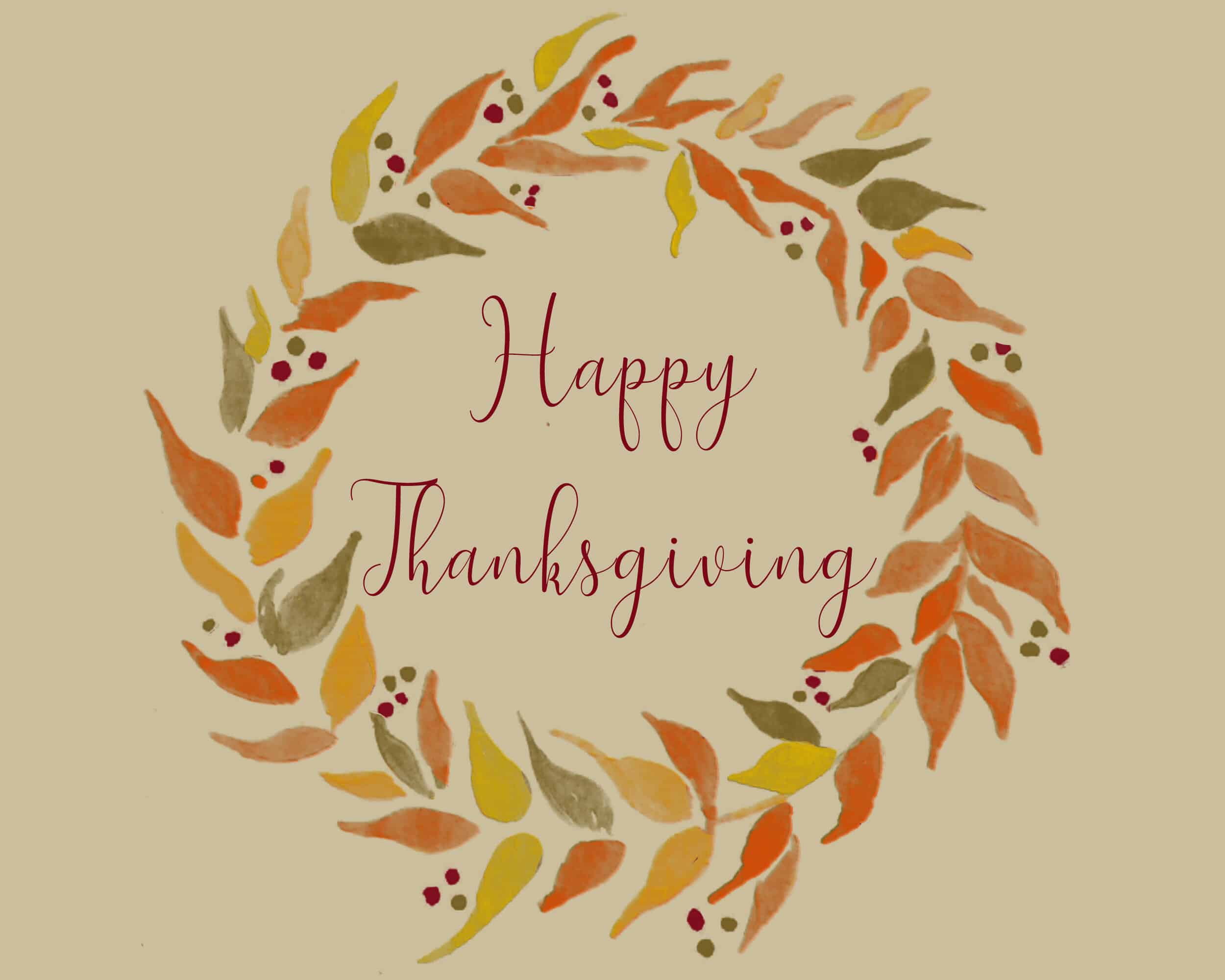 Happy Thanksgiving from The Vision Online.