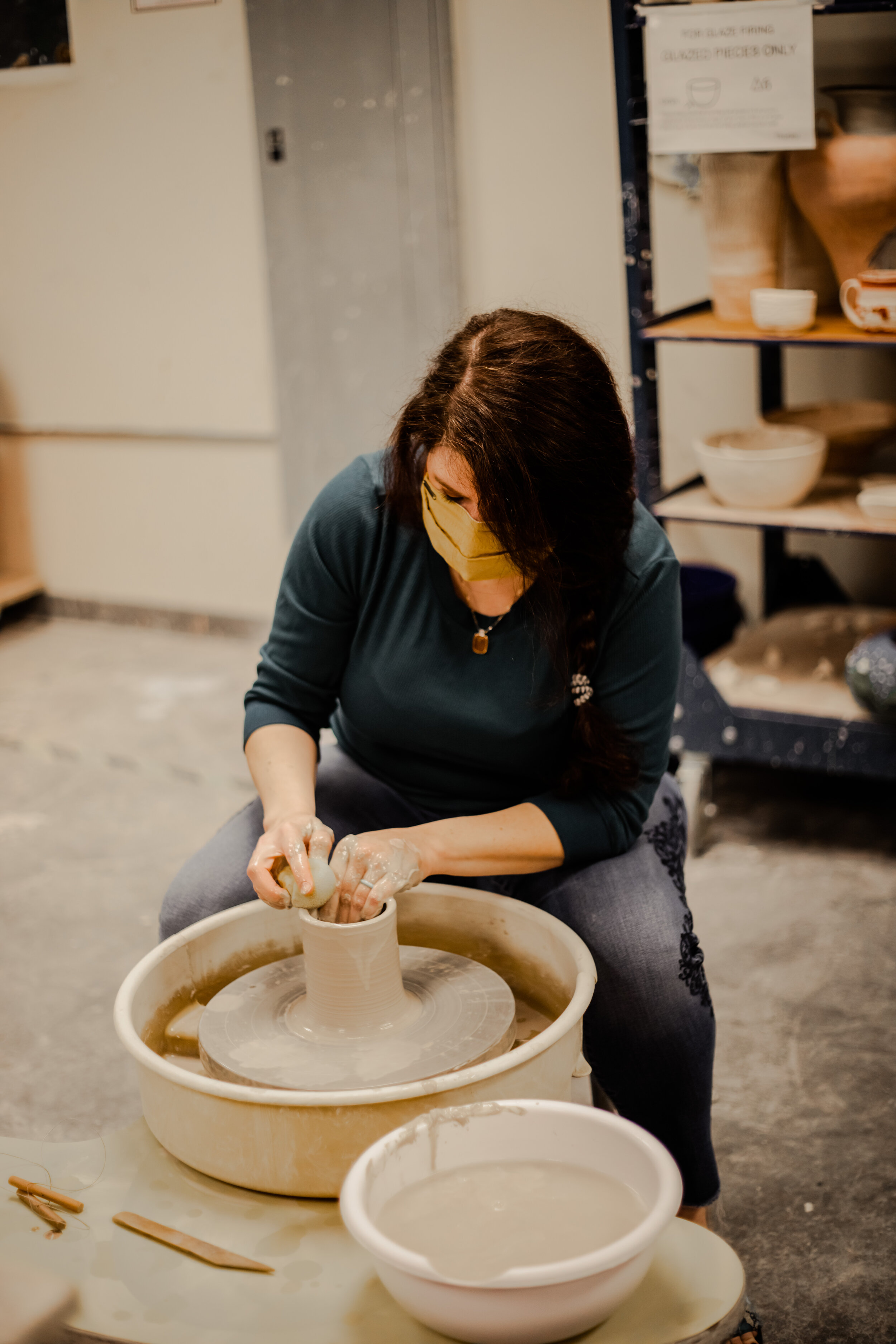 Hayley De Gonzalez is an art professor at NGU. One of the classes she teaches is Ceramics, and she is extremely talented in the art.