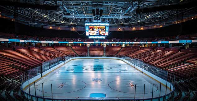 The Bon Secours Wellness Arena &nbsp;is currently being prepared for Winter Jam. Image Courtesy of BonSecours.com