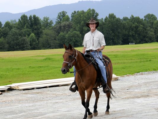 Photo Courtesy of GreenvilleOnline.comIf you've been on campus on a sunny day, then you've probably seen Dr. Epting riding his horse.&nbsp;