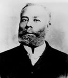 Elijah McCoy poses for one of the few surviving pictures of the inventor. Photo courtesy of Wikimedia Commons.