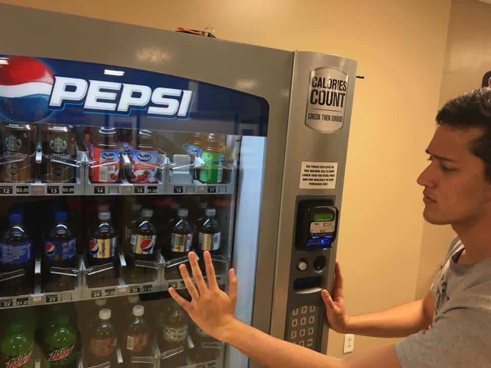 Justin Leuthiphonh gives up drinking soda.