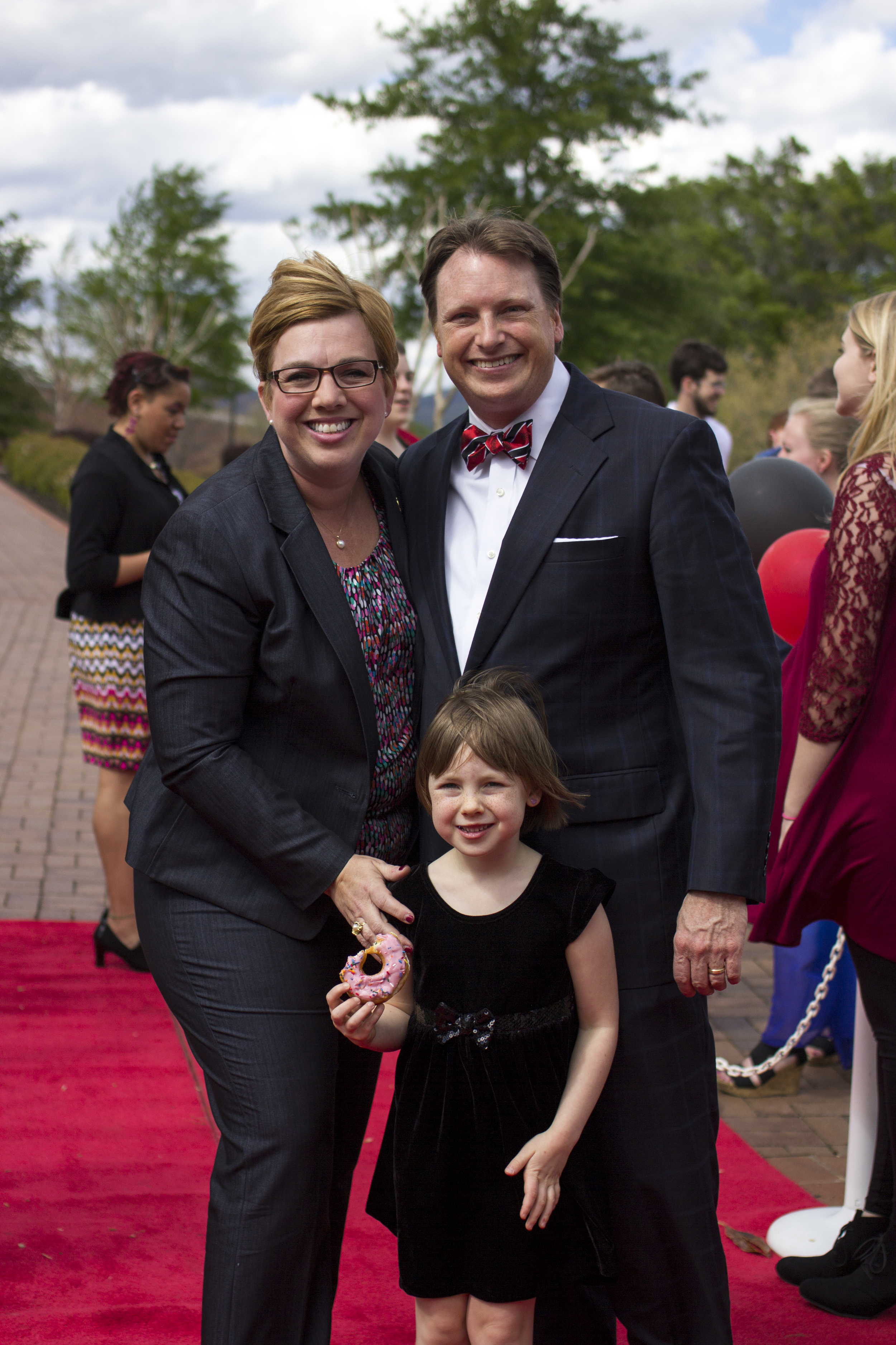 Heidi Campbell had the opportunity to have her daughter, Tessa, and husband, Chase, attend the red carpet festival with her, where she had the opportunity to bring a message to those who attended.&nbsp;