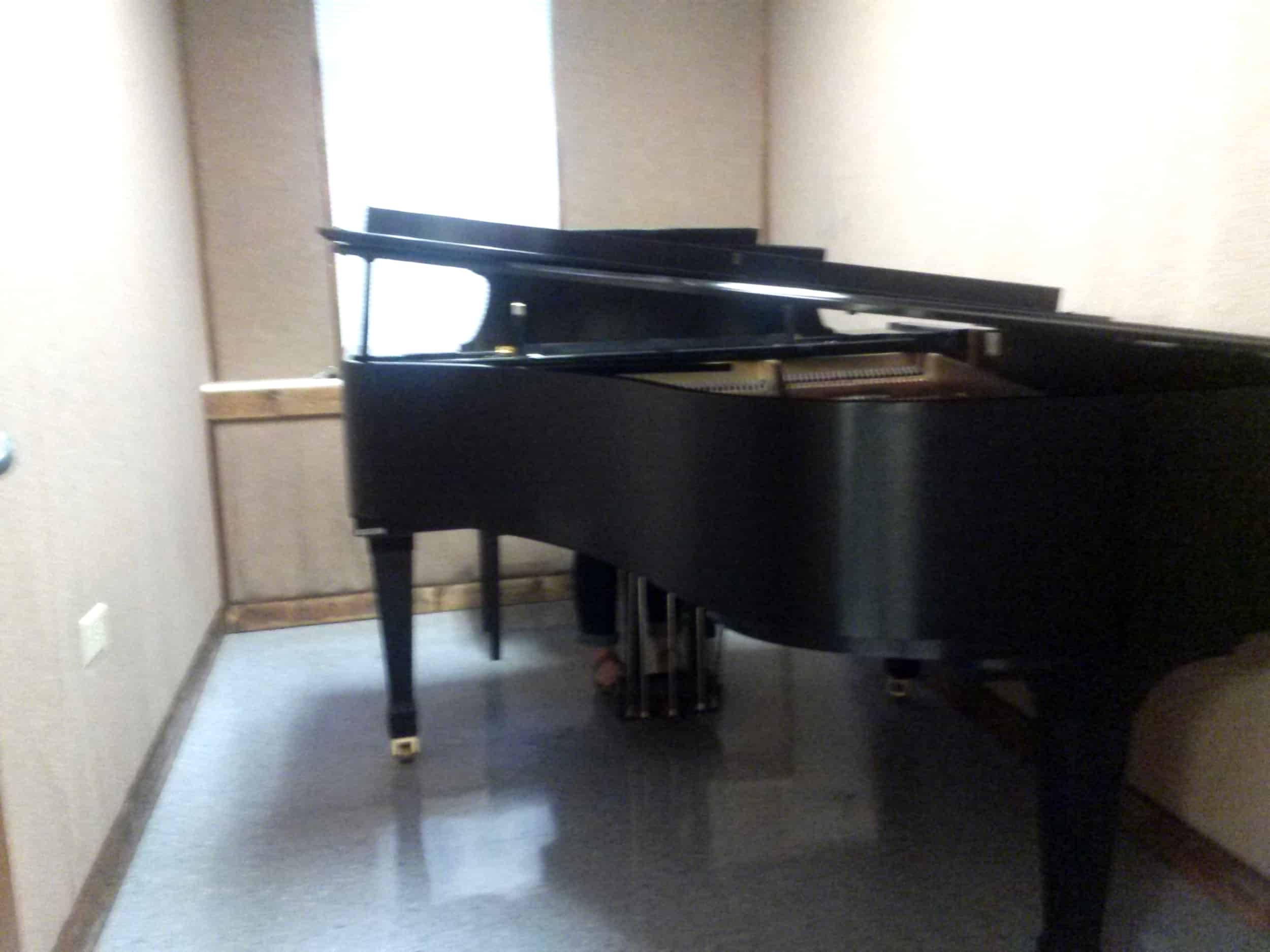  In the music department there are practice rooms where anyone is welcome to play music on the pianos there.&nbsp; 