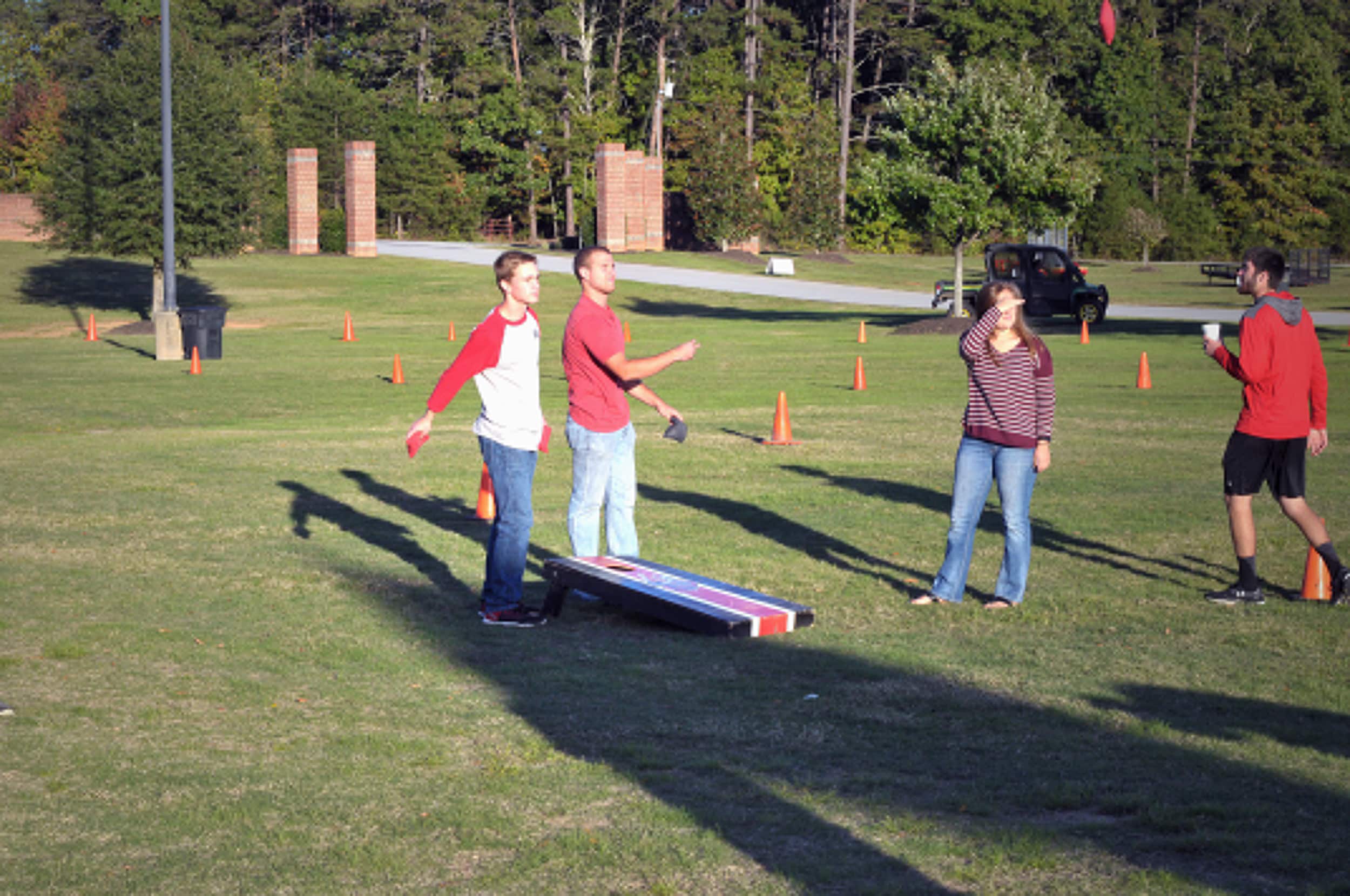 Students participated in cornhole tournaments during the week. 