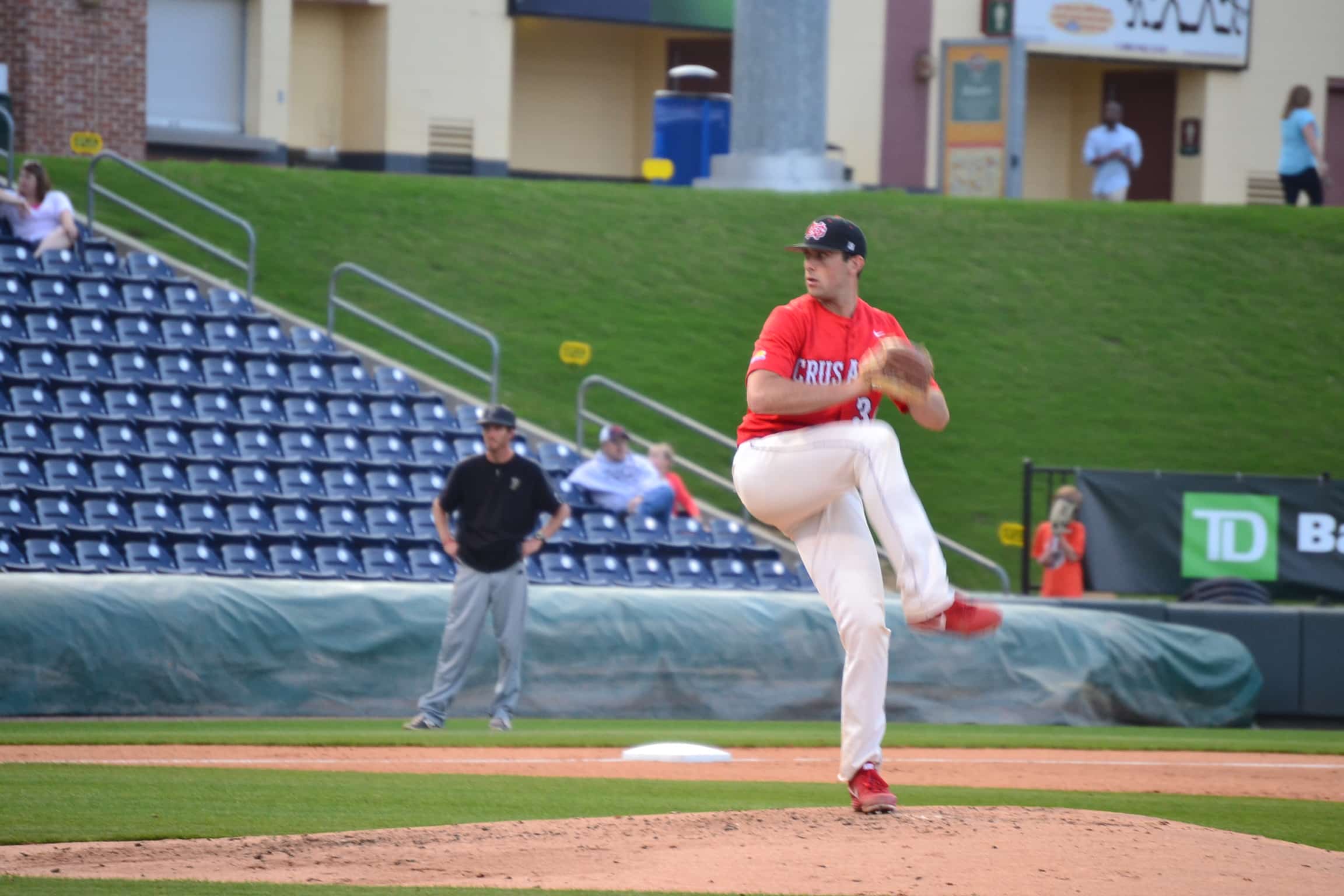  North Greenville University's baseball team had the privilege of playing at the Greenville Drive Stadium on Friday, April 3.&nbsp; 