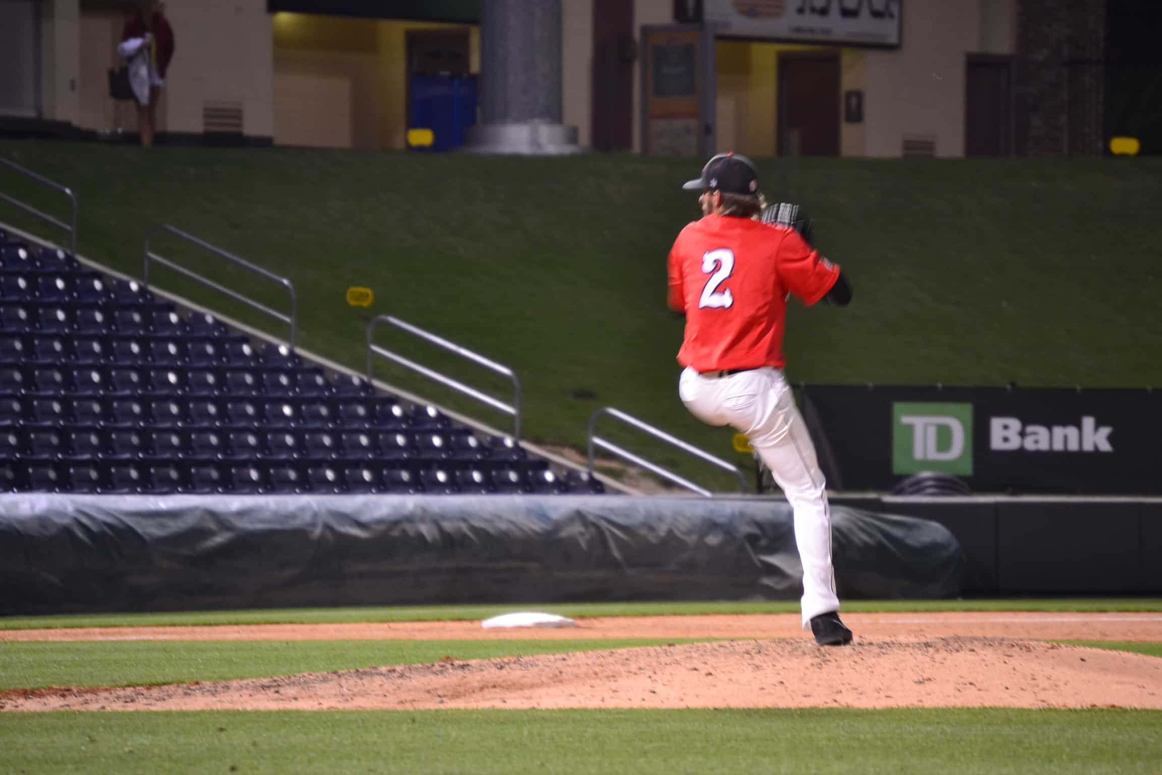  Stewart Hunt, from Rock Hill, S.C., goes into the game&nbsp;as a pitcher for NGU to help bring them to their 14-11 victory.&nbsp; 