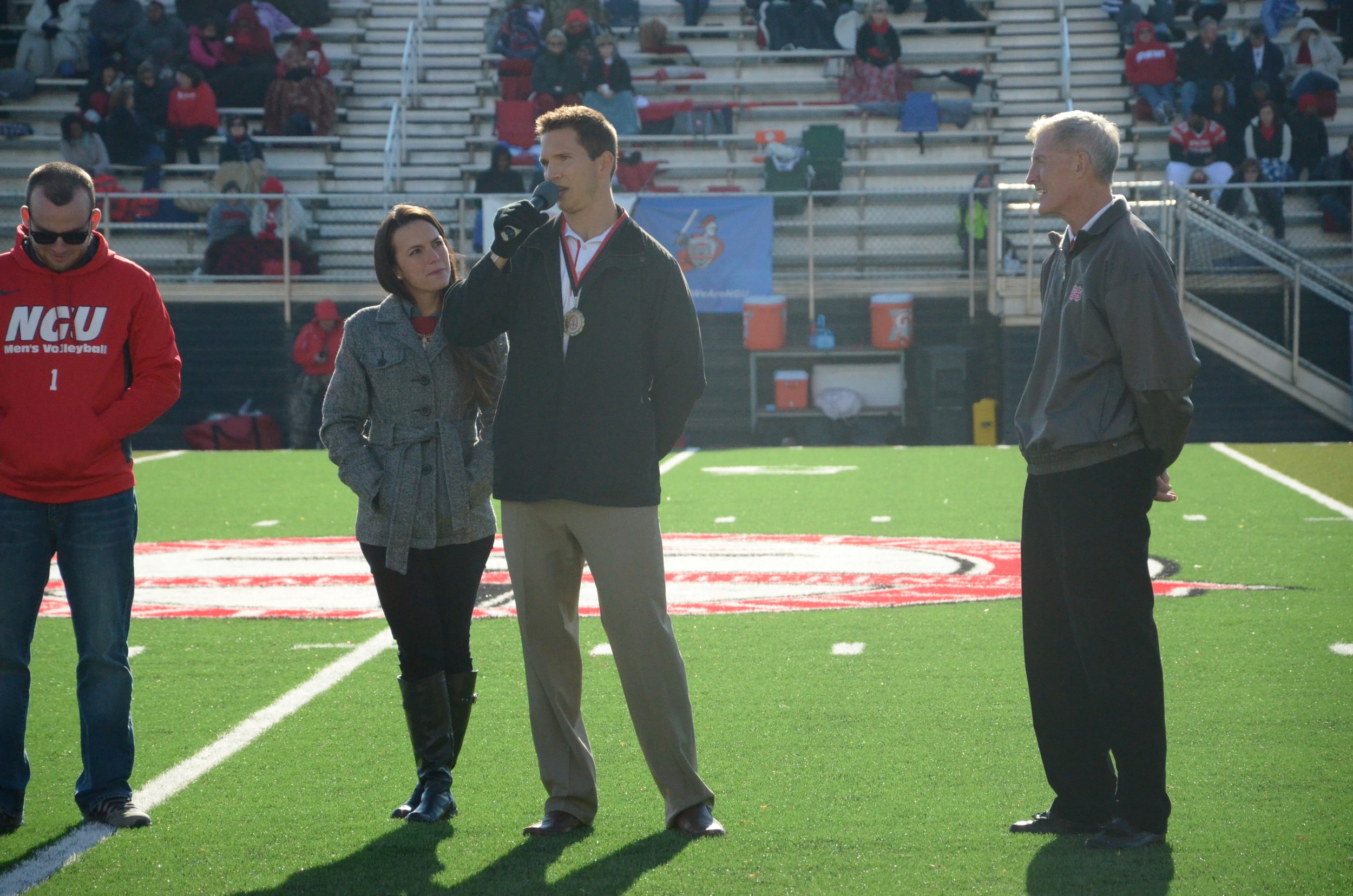  Kurhajec gives a few words of encouragement and expresses what this honor means for him. 