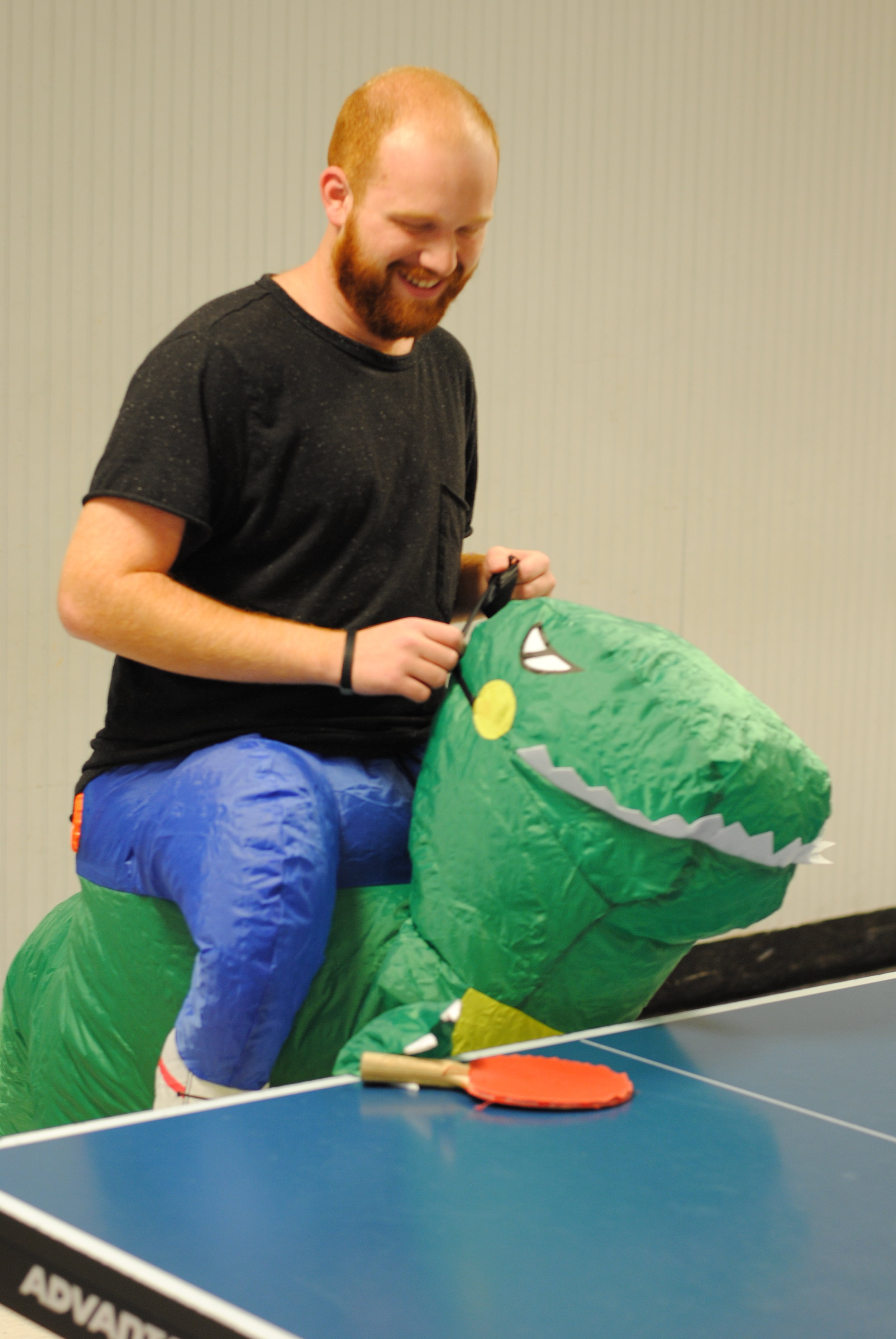 He also enjoys an occasional game of ping pong.