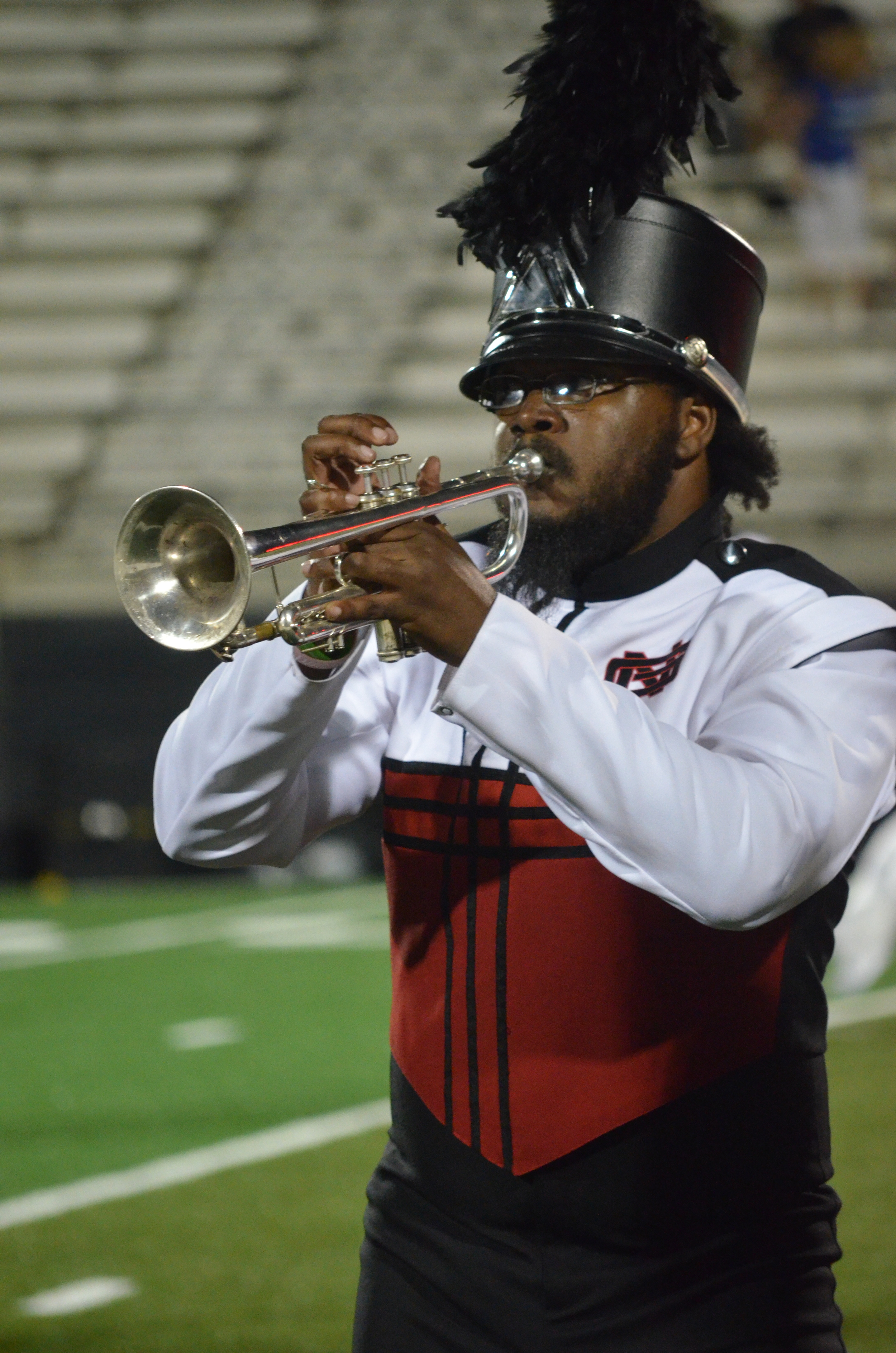  Another trumpeter takes the stage to show off his skills&nbsp; 