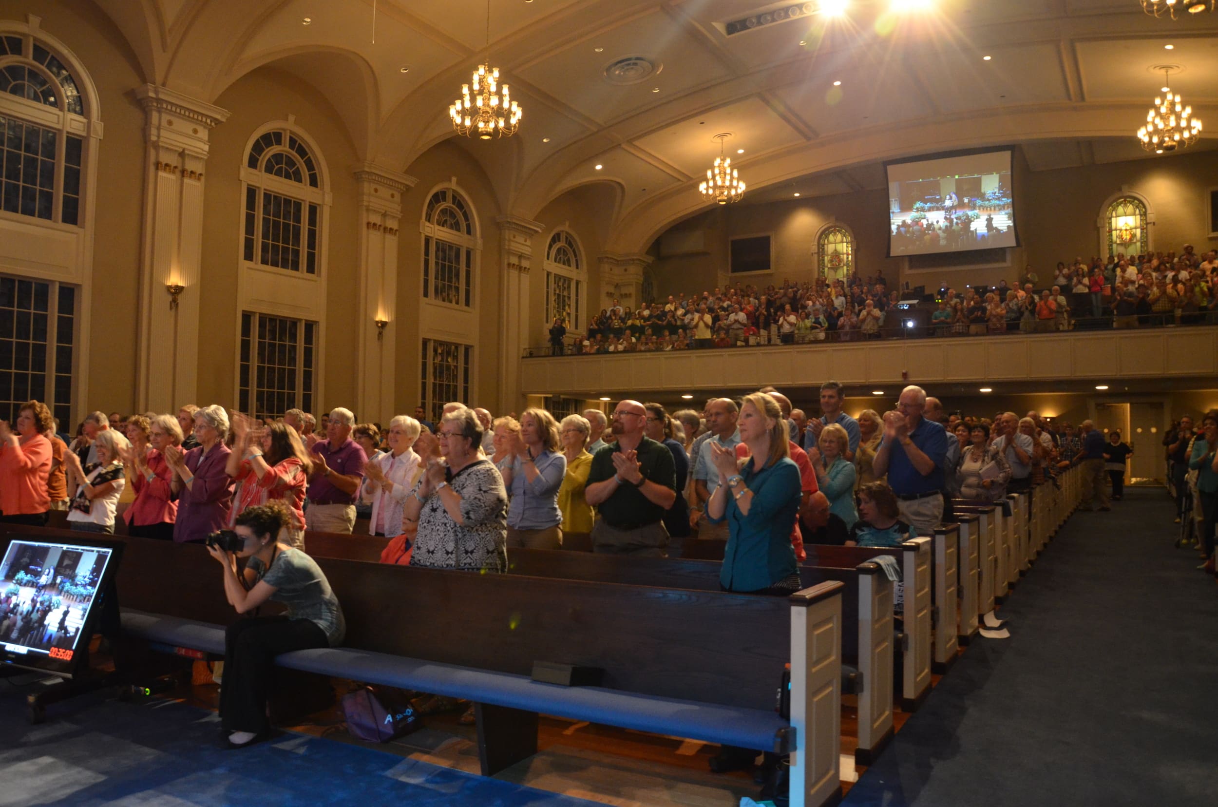  Worshippers attend the TNG conference, where scholars presented their research and the most up-to-date evidence for Christianity September 5-6 in Spartanburg. 