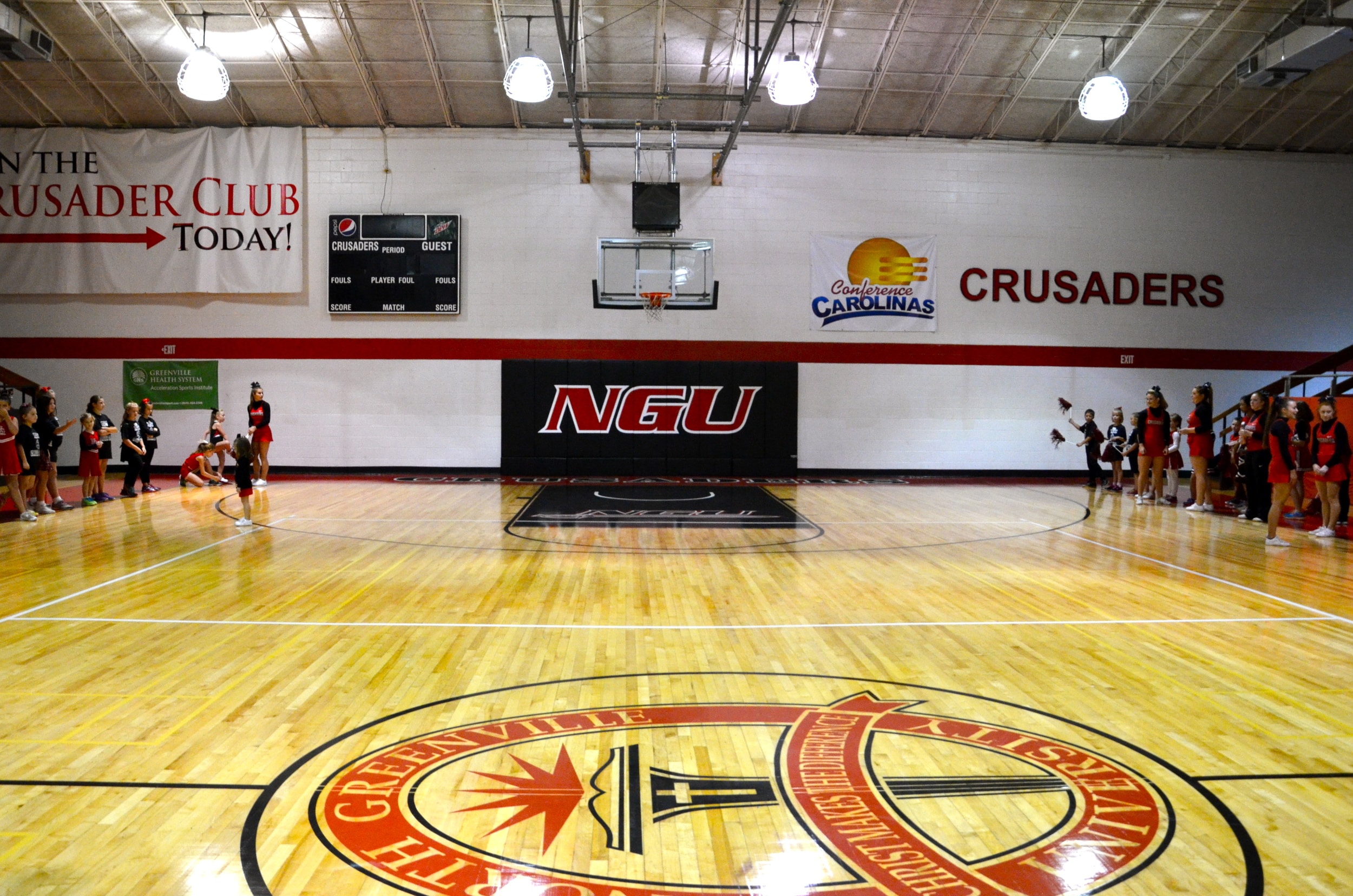  Both sides of the court prepare to play a bigger version of Red Light, Green Light. 