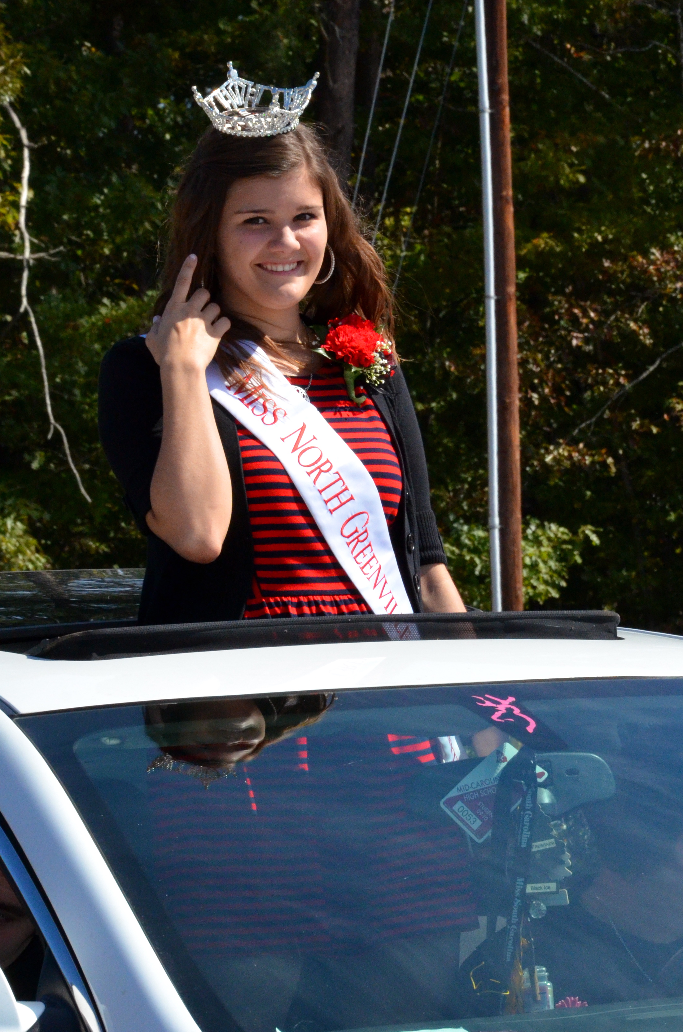  2014 Miss NGU, Megan Lindler, is fist in the line up. 