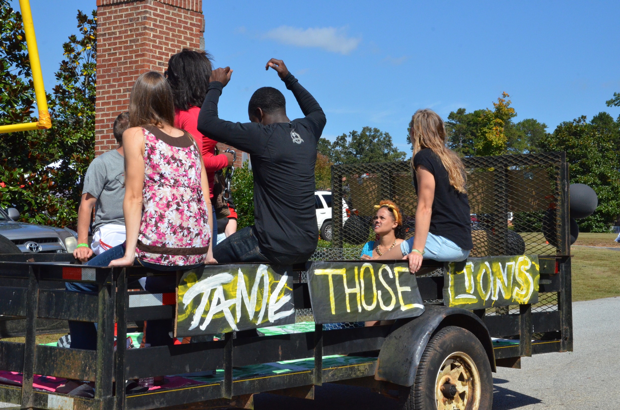  The Track and Field group seems to have already tamed the Lions.    