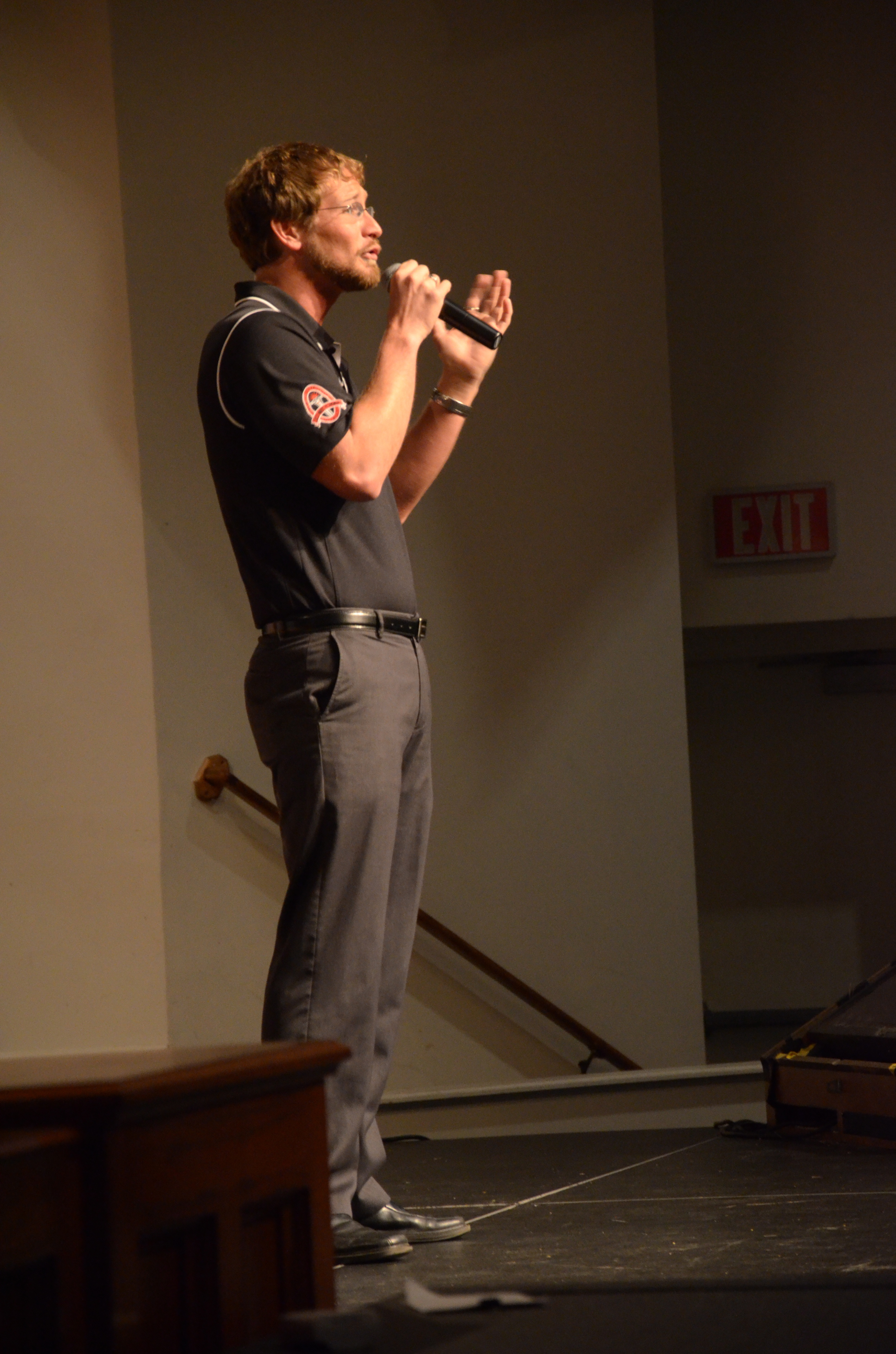  Cory Truax, admissions counselor, is laying out the nitty-gritty details of the price to attend NGU. 