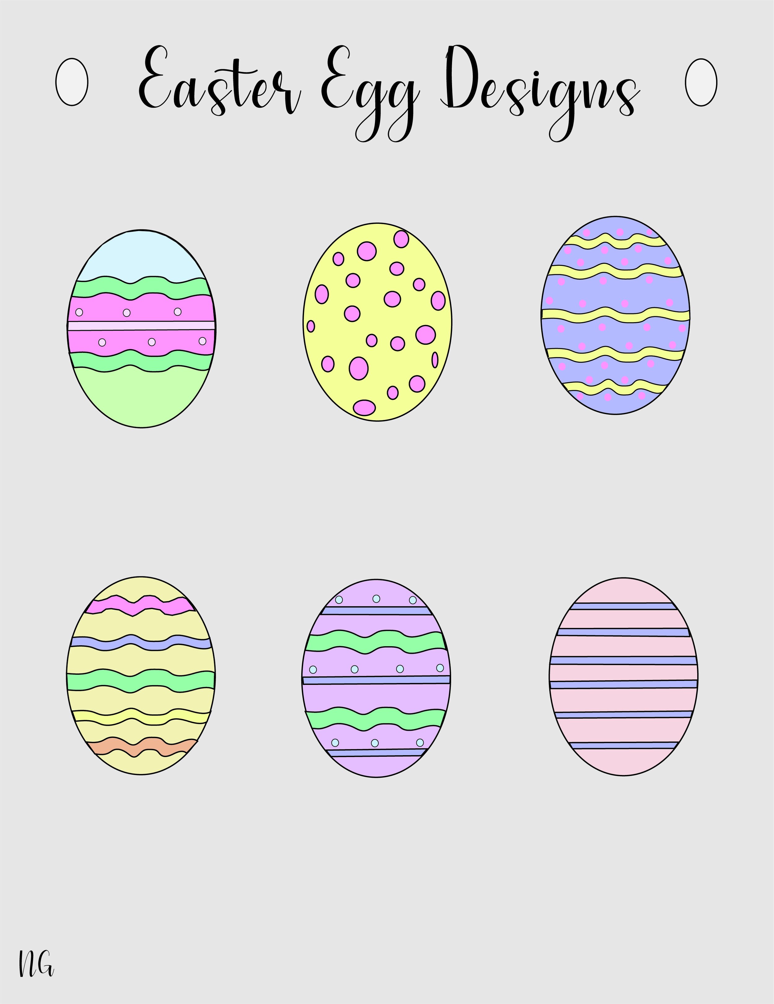 Try these design ideas on your Easter eggs this year!