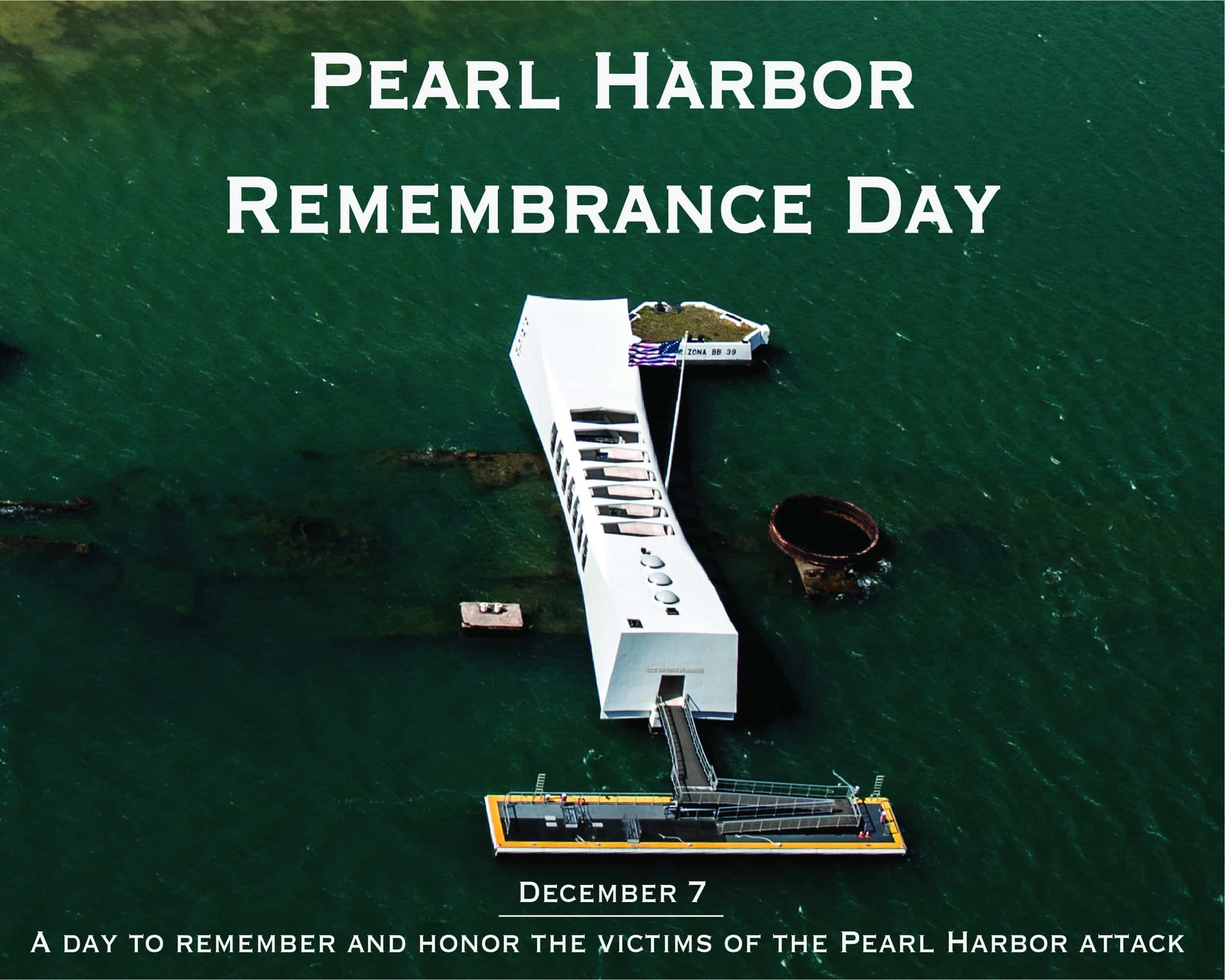 Dec. 7 is set as a day to remember the service members and civilians who lost their lives in the attack on Pearl Harbor. December 7, 2019 marks 78 years since the attack. 2,403 were killed and 1,178 were injured in the attack. The USS Arizona and US
