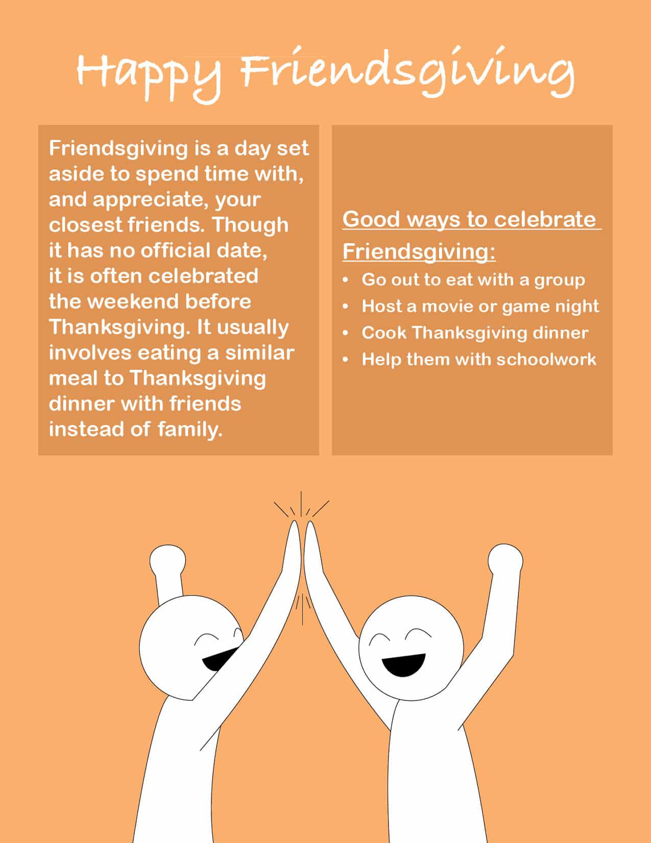 Take some time with your friends this Friendsgiving.Source: realsimple.com