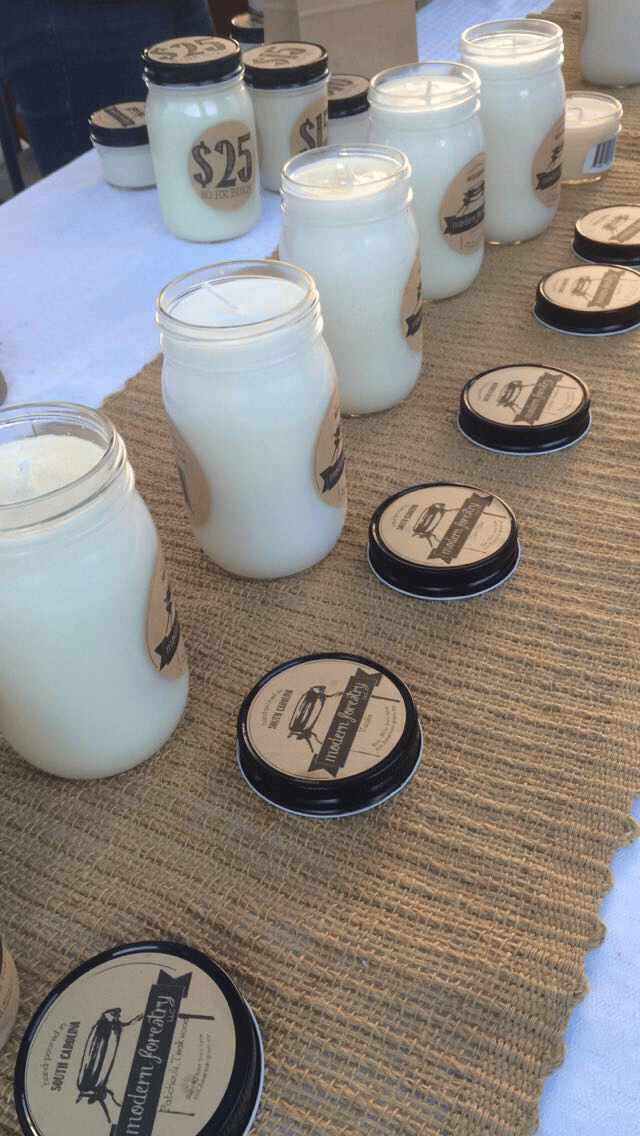  The festival supported many local crafts such as candle making. These candles pictured were hand made organic candles from locals living nearby. 