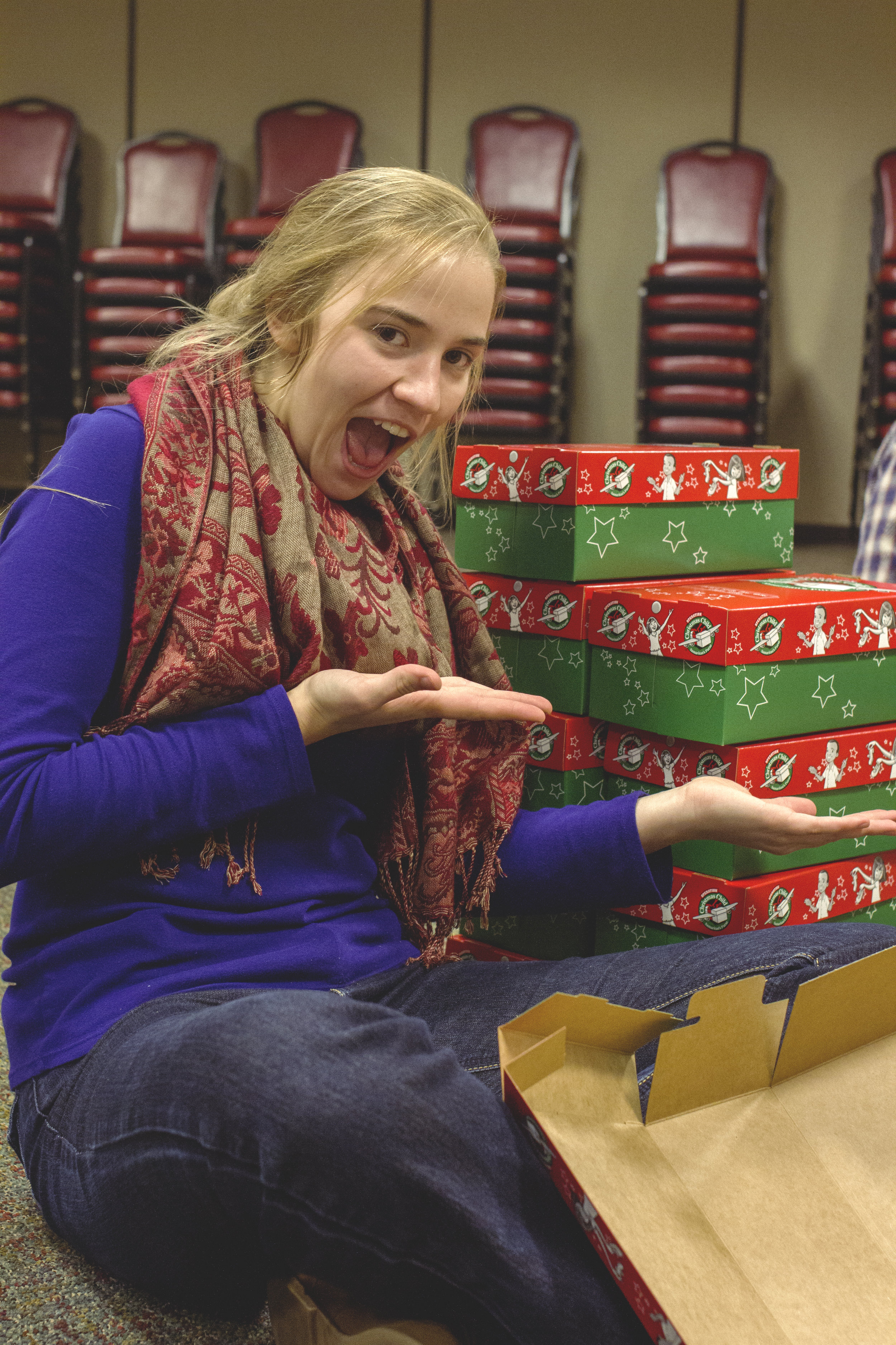  Izzy Colman shared how this was her first time being a part of Operation Christmas Child. Colman is always seeking out ways to be a part of something bigger than her.&nbsp; 