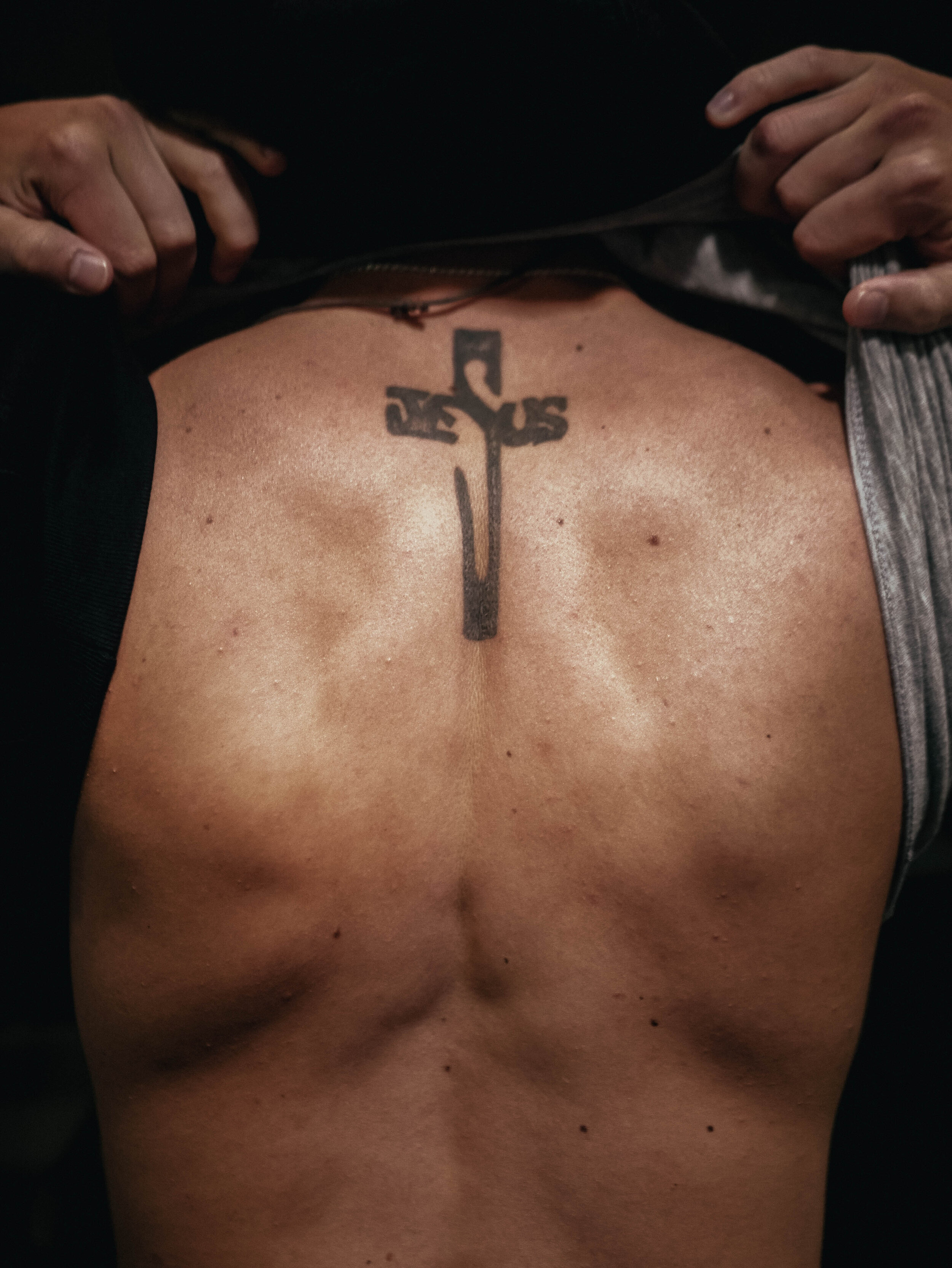 Tattoos reflecting the faith of their owner are the most beautiful to me. Luis Molina (Senior)