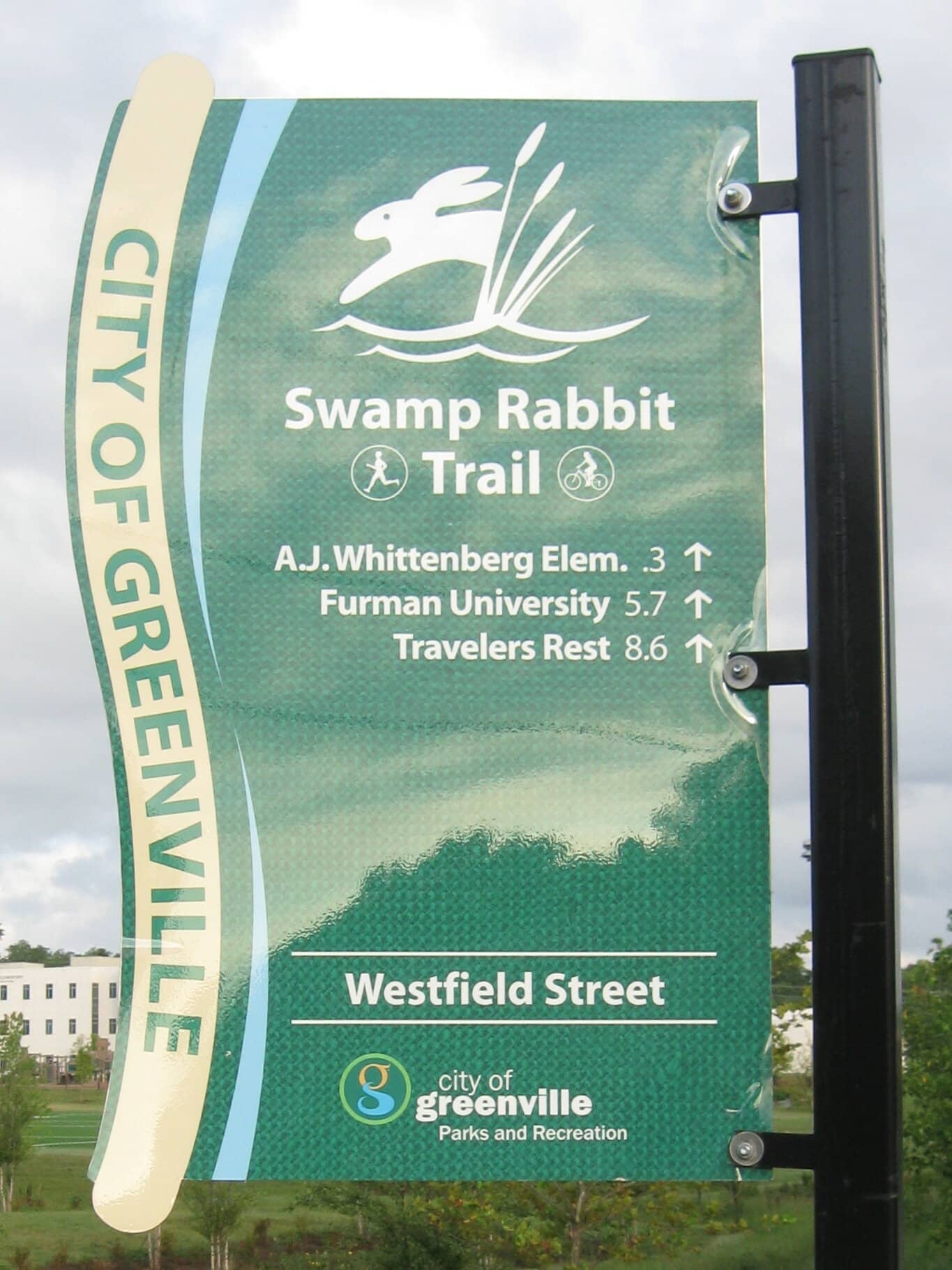 Swamp Rabbit welcomes downtown Greenville visitors / Credit: John Foxe, Wikipedia