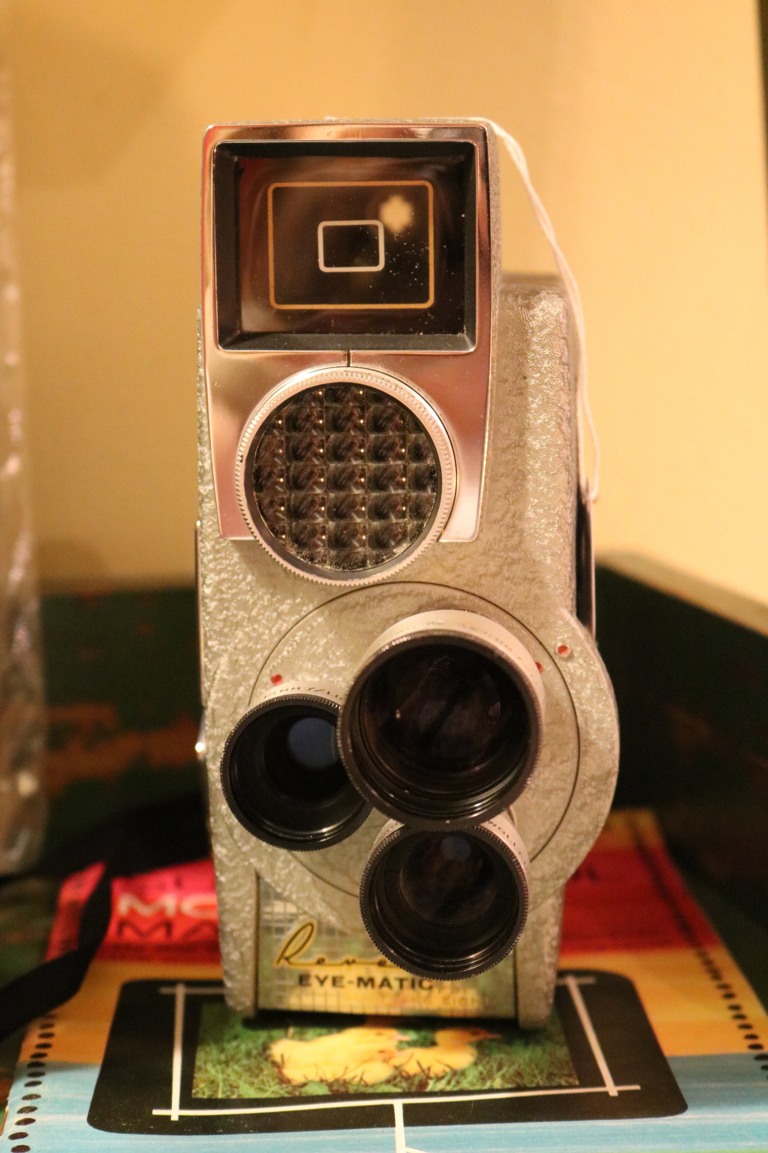 A Revere Eye-Metic three lens camera for sale.
