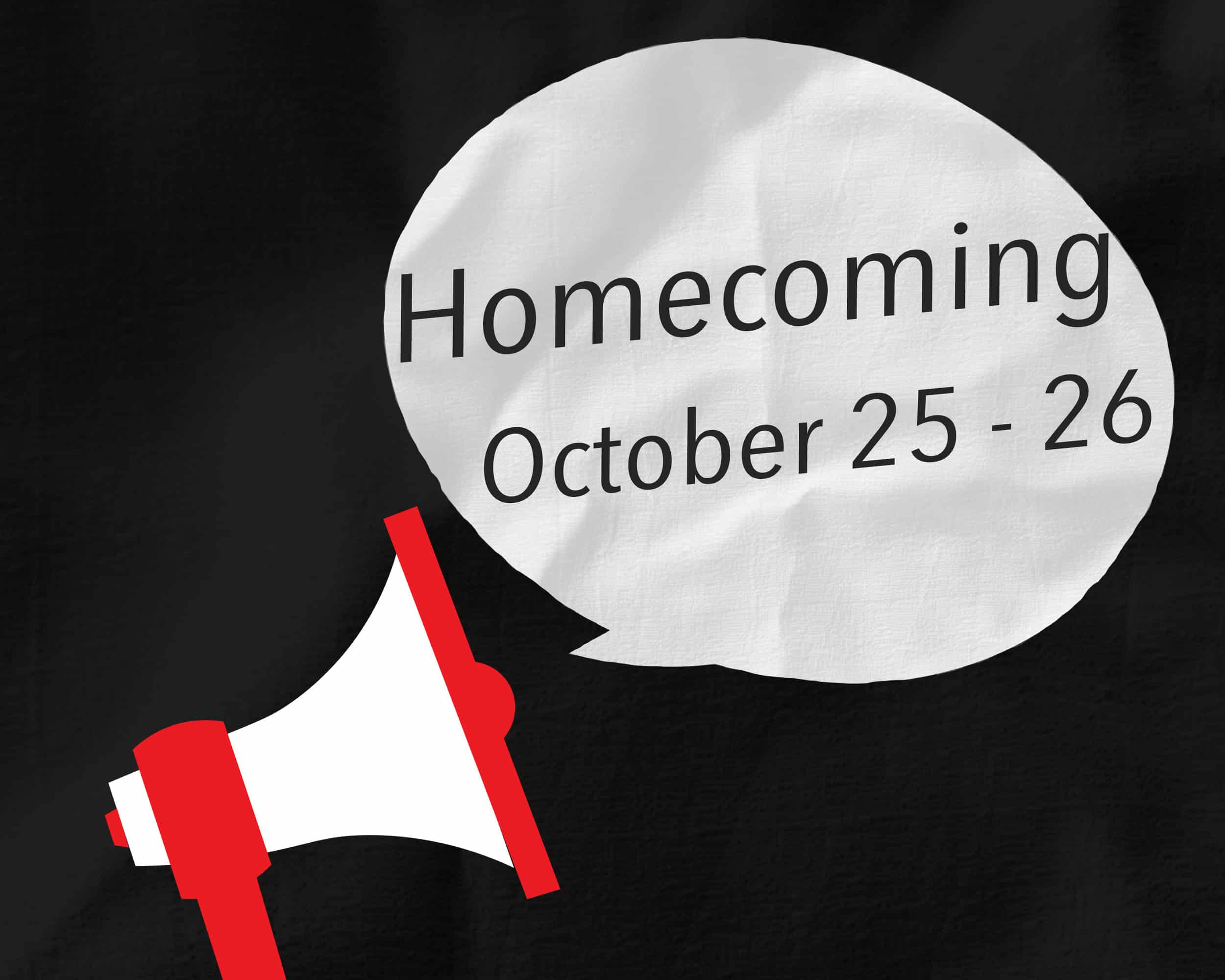 This years homecoming is taking place on Oct. 25 and Oct. 26. There will be events around the campus for past alumni and current students.