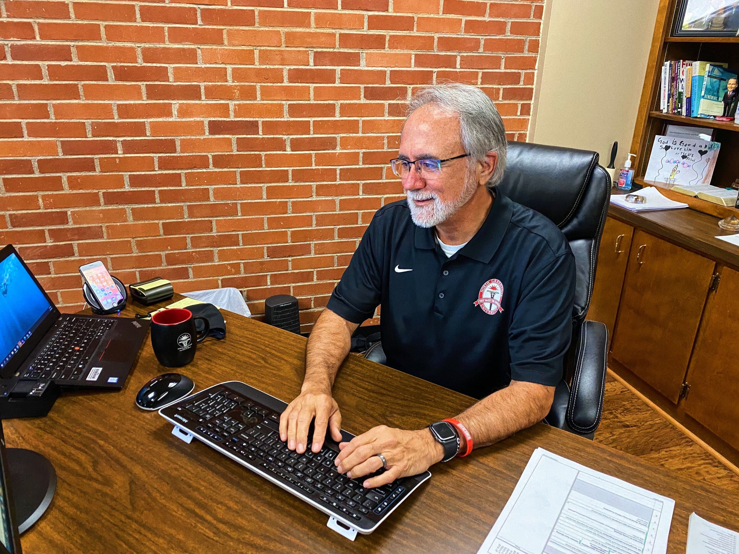 NGU Executive Vice President Rich Grimm was named chair of the COVID-19 response team back in February and has been instrumental in keeping cases on campus to a minimum.