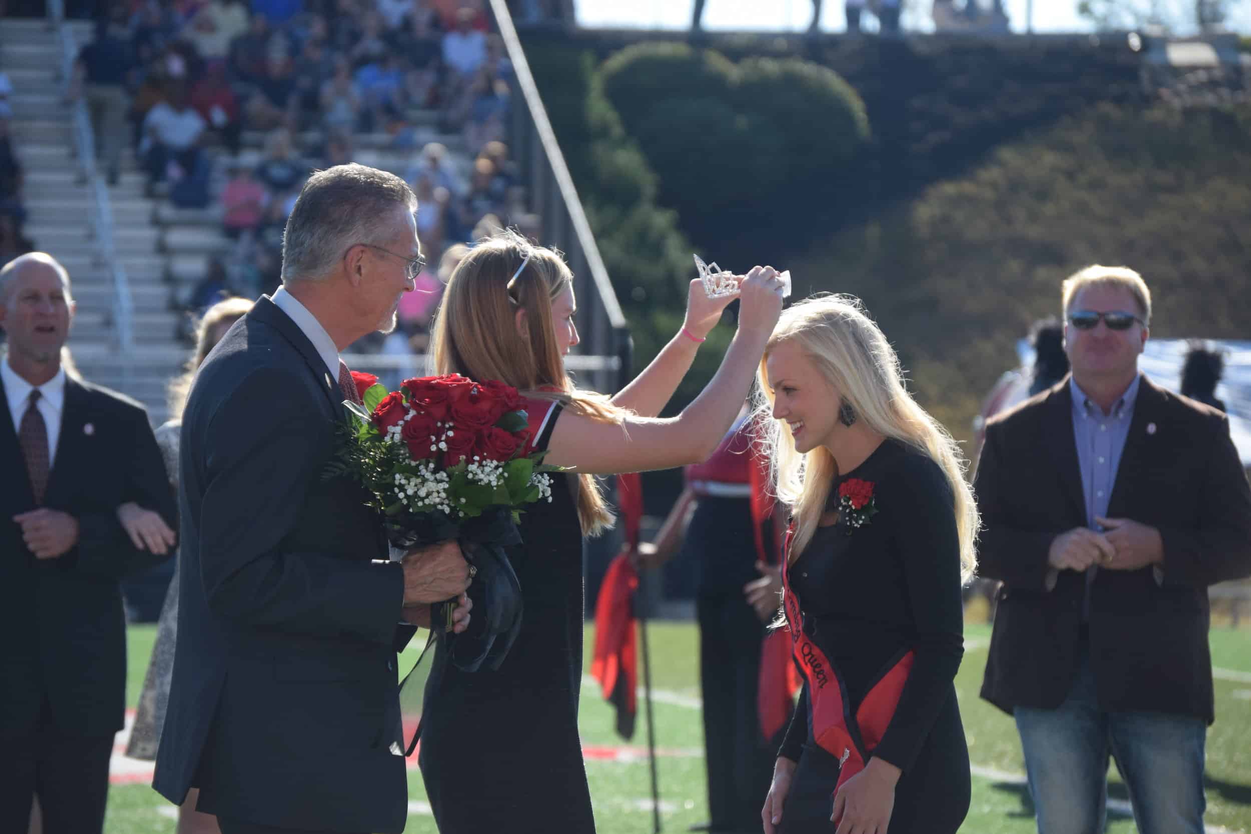 Stevie Martin is crowned as North Greenville University's 2016 Homecoming Queen.